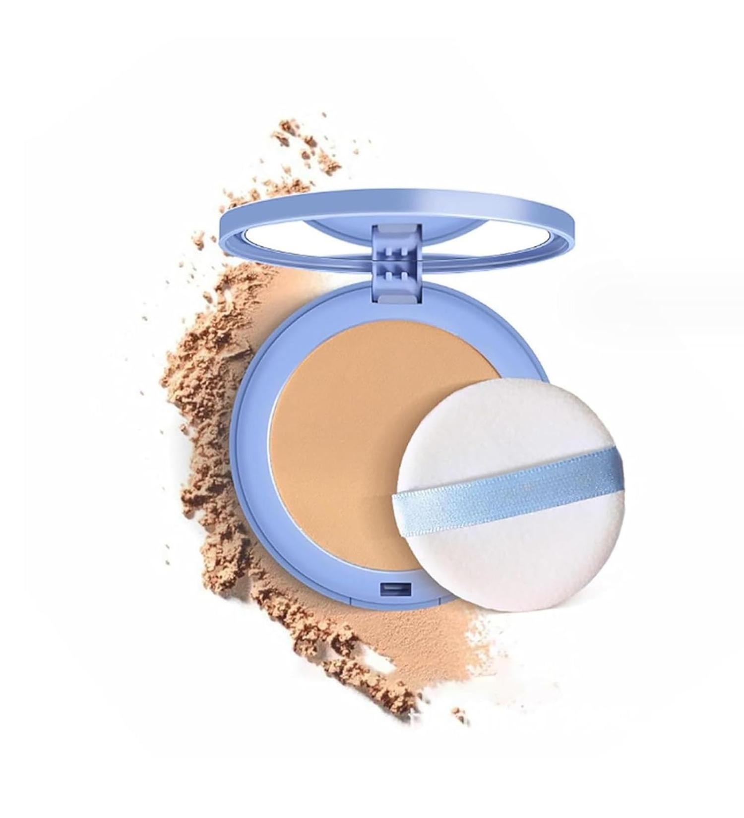 Matte Perfection Pressed Powder Oil Control Smooth Face Setting Makeup Powders Blur Imperfections Waterproof Long Lasting Flawless for Dry Oily Or Combination Skin (Natural beige) - Buy Online on GoSupps.com