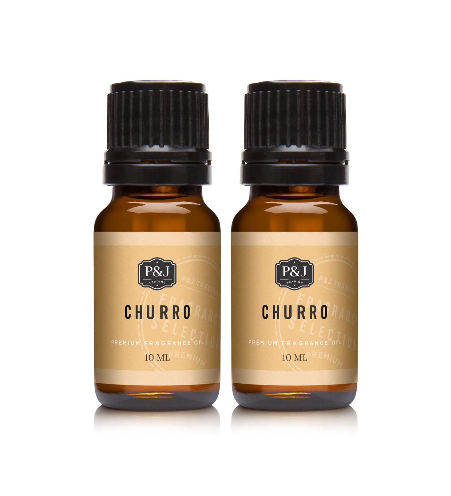 P&J Trading Fragrance Oil | Churro Oil 10ml 2pk - Candle Scents for Candle Making, Freshie Scents, Soap Making Supplies, Diffuser Oil Scents - Buy Online on GoSupps.com