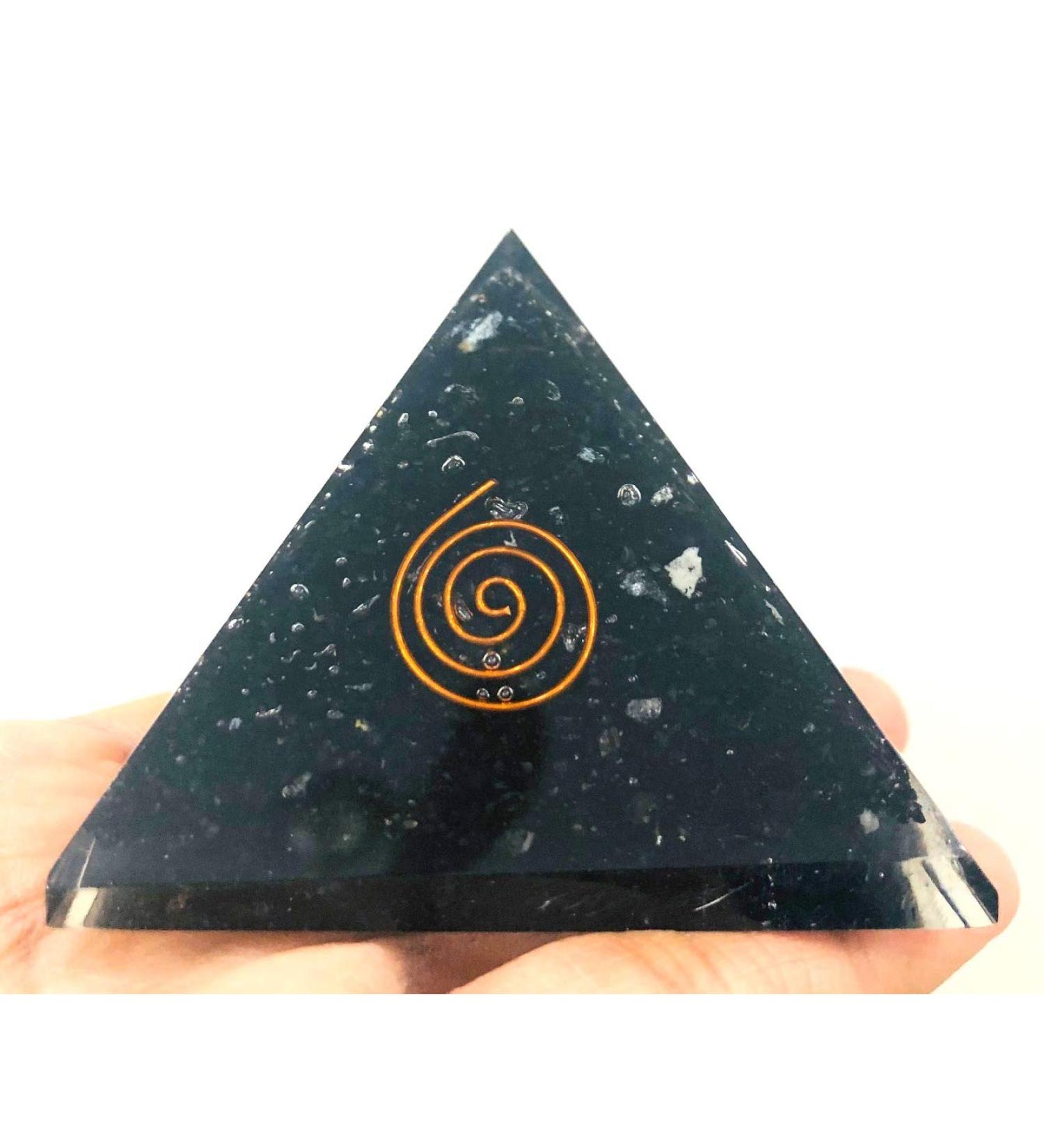 crystalmiracle Tourmaline Orgonite 47 Mm Feng Shui Pyramid Crystal Gemstone Healing Wellness Psychic Energy Metaphysical Vaastu Bagua - Buy Online on GoSupps.com