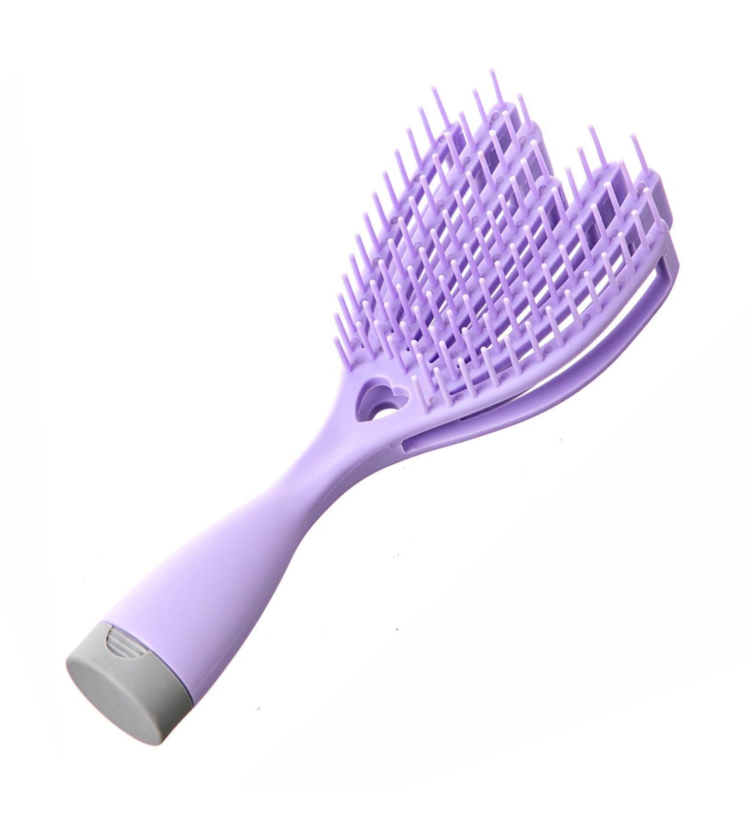Volumizing Hair Comb Portable Hollow Out Design Gentle Hair Brush Dry Wet Use Excellent PP PET Material - Buy Online on GoSupps.com