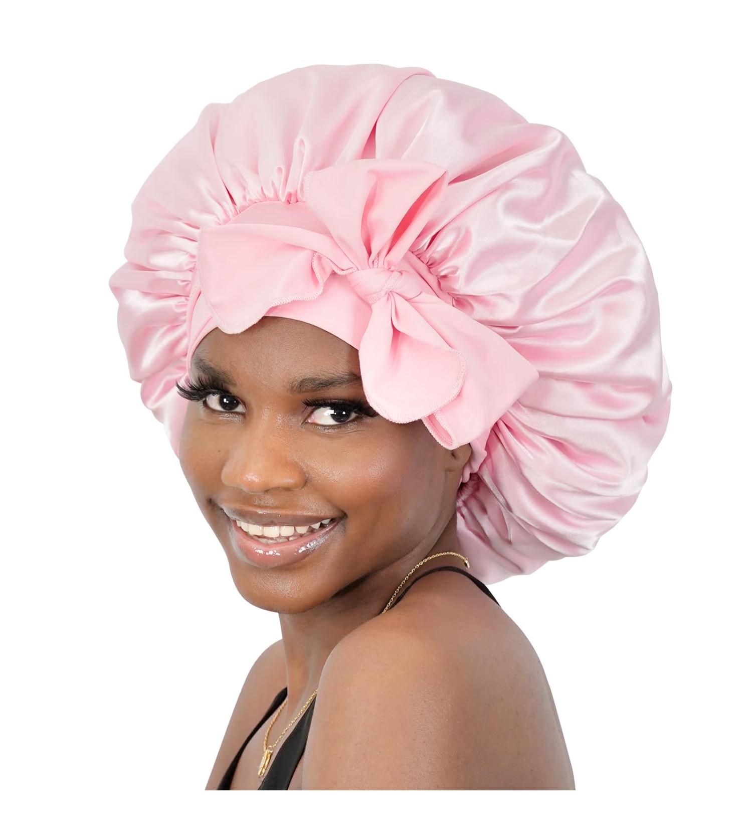 Bonnet Queen Satin Silk Sleeping Cap - Adjustable Night Hair Care for Curly Long Hair | Mr. Motorship - Buy Online on GoSupps.com