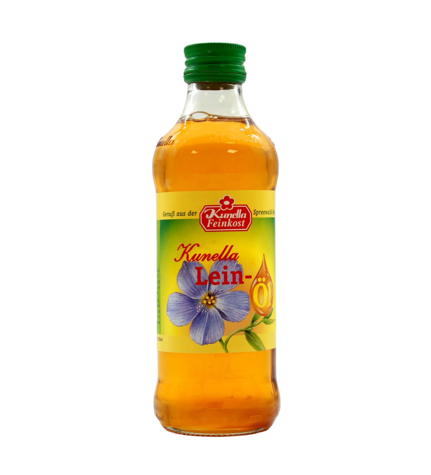 Kunella Linseed Oil 6-Pack (6 x 250ml) - Premium Quality Cold Pressed International Shipping - Buy Online on GoSupps.com