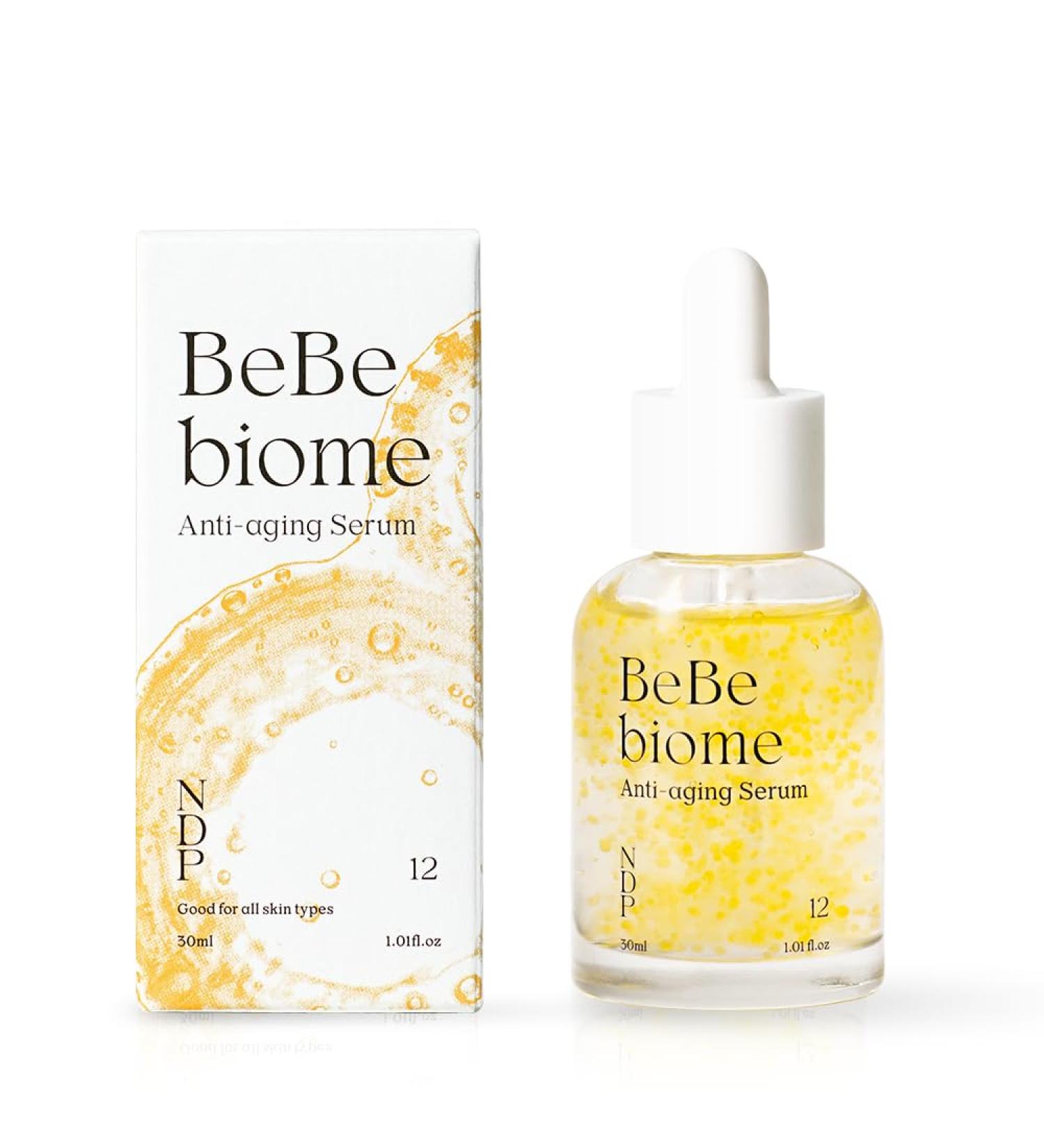 BeBebiome Anti-Aging Serum - Brightening & Hydrating Face Serum with Kombucha & Black Ginseng | Pregnancy Safe (30ml - Buy Online on GoSupps.com