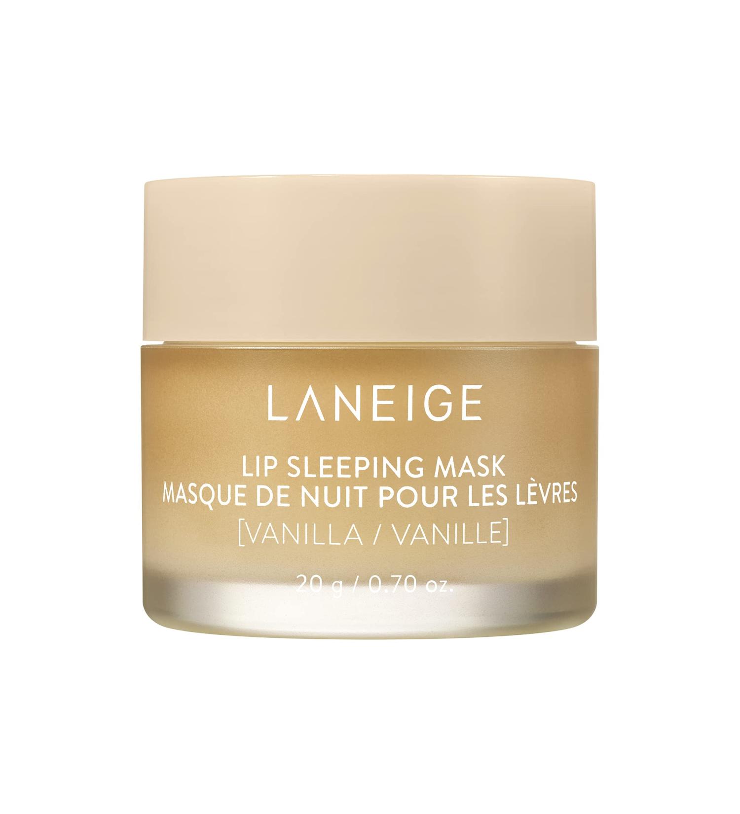 Laneige Lip Sleeping Mask - Nourish & Hydrate with Vitamin C & Antioxidants - 0.7 oz Vanilla - Buy Online on GoSupps.com