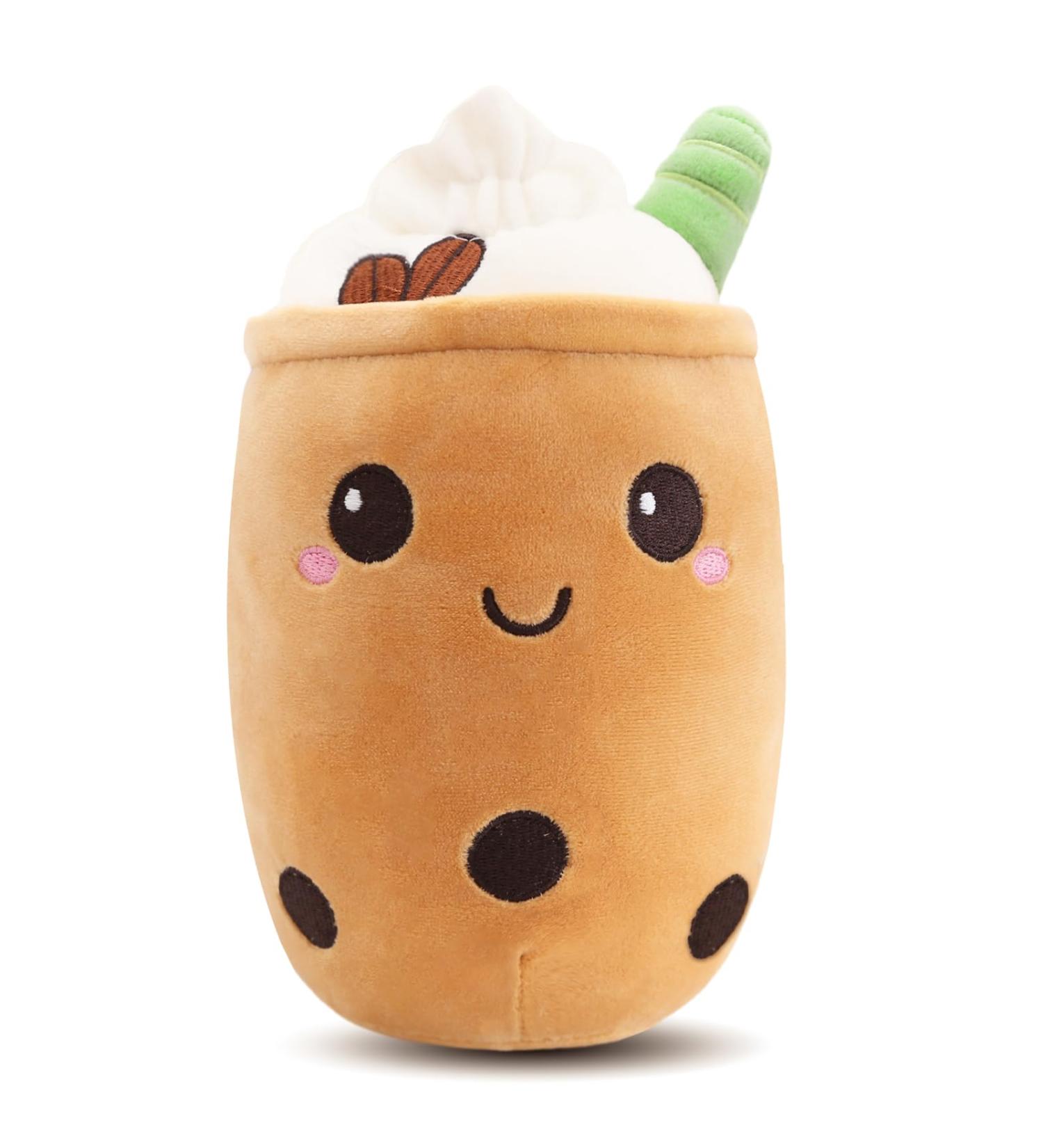 Guiffly Bubble Tea Plush Boba Toy Soft & Fluffy Cuddle Pillow for Kids and Adults - Buy Online on GoSupps.com