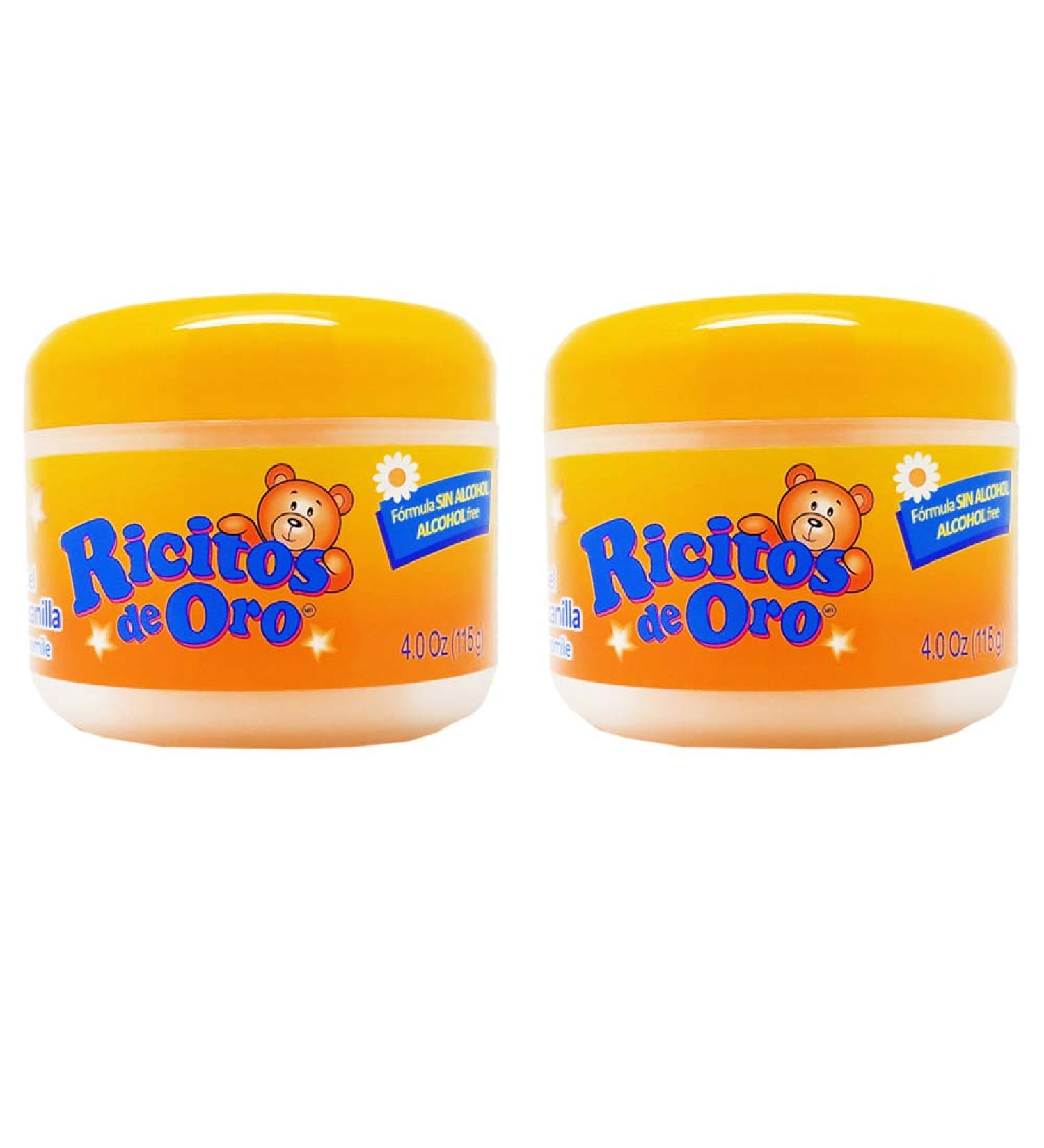 Ricitos De Oro Chamomile Baby Styling Gel - Alcohol Free, Non-Greasy - 4 oz | Pack of 2 - Buy Online on GoSupps.com