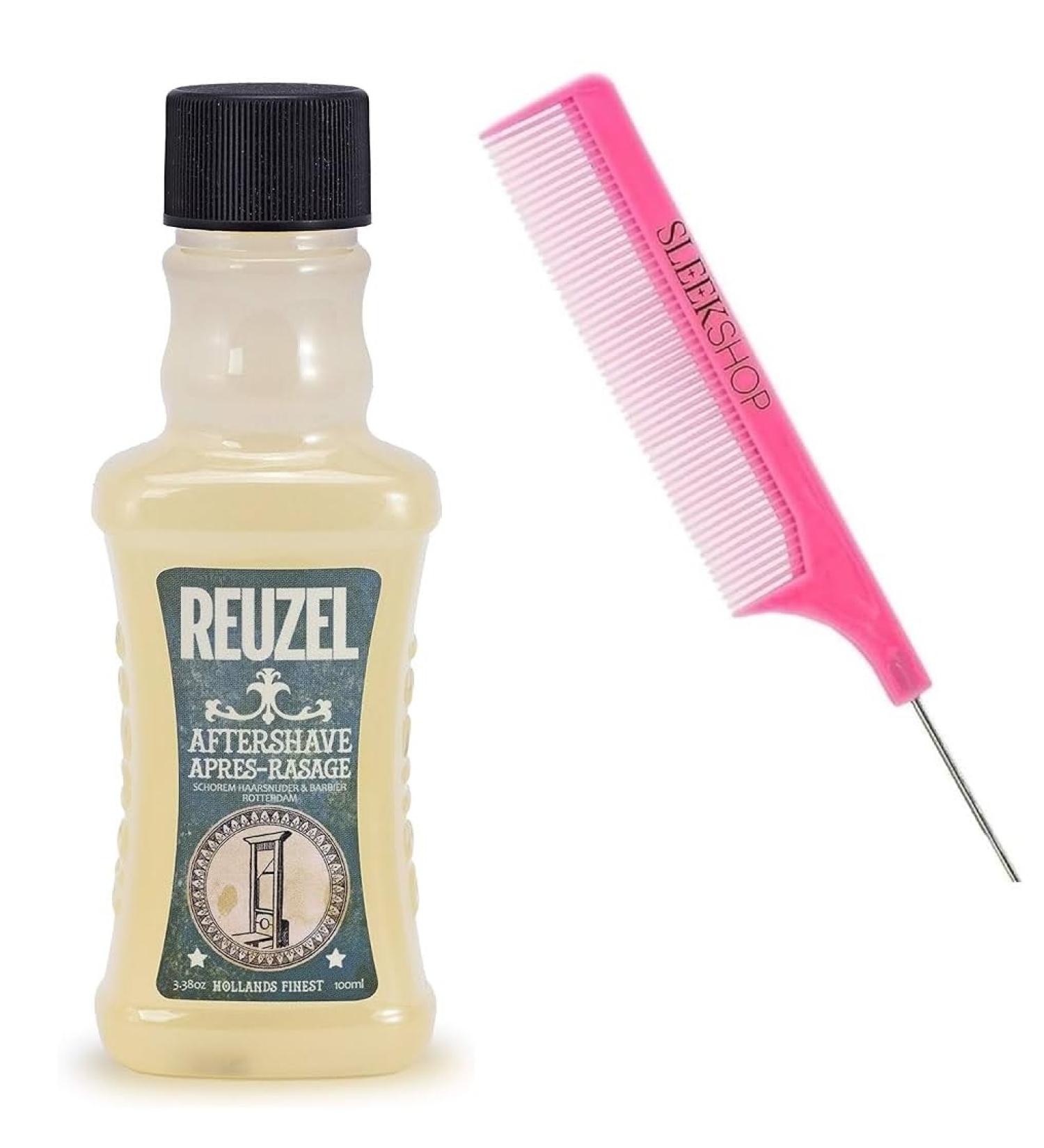 yper Comb + R z AFTERSHAVE (3.38 oz / 100 mL) After Shave Men Hair Styling Product for Man (w/SIeekshop Pink Comb) (Aftershave (3.38 oz))