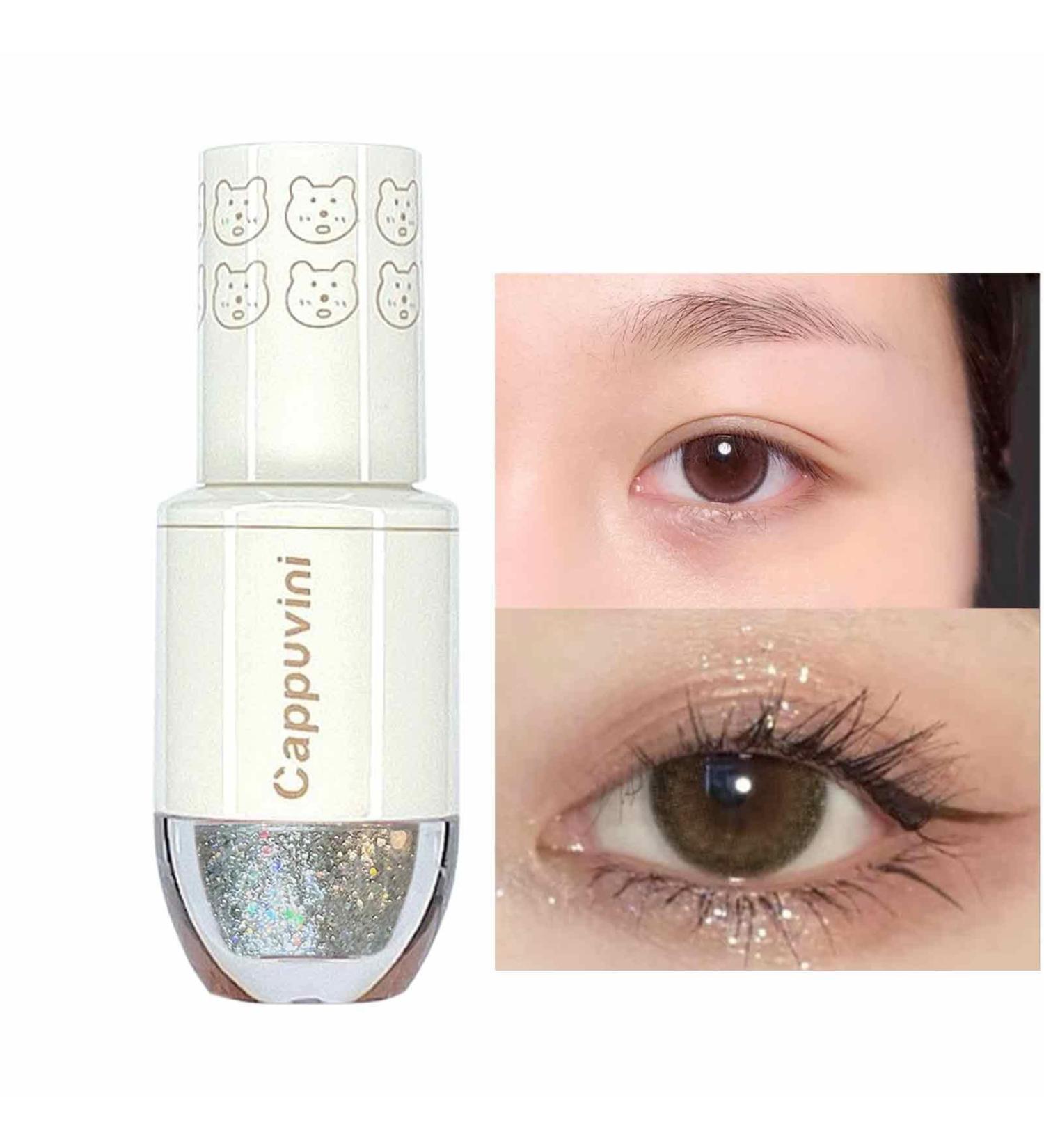 Bowling Liquid Eyeshadow Highlighter Silkworm | Sparkly Bowling Eyeshadow 0.05oz Eye for Body Eyes Clavicle Fovolat - Buy Online on GoSupps.com