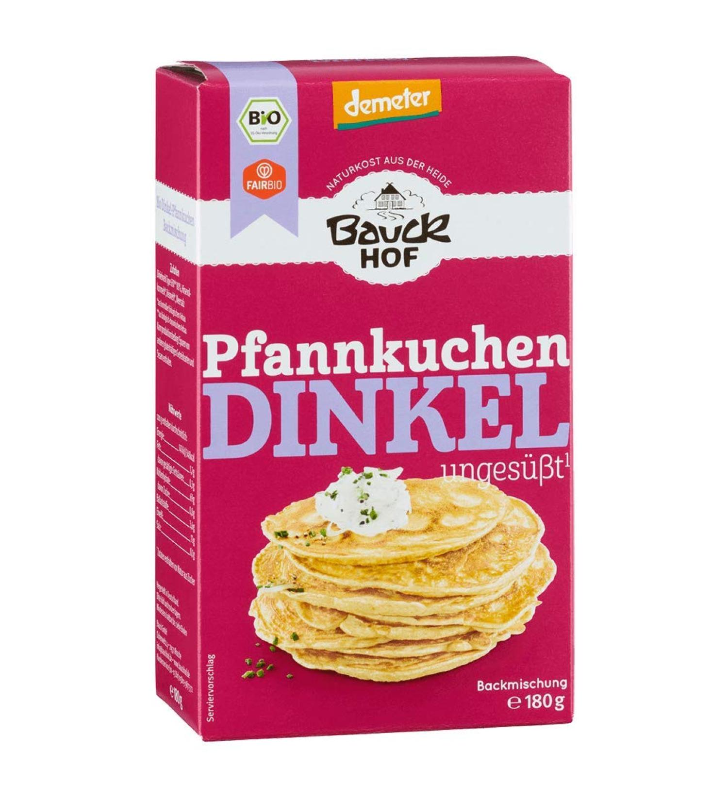 Bauckhof Organic Spelt Pancakes Demeter (2 x 180 gr) 180 g (pack of 2)