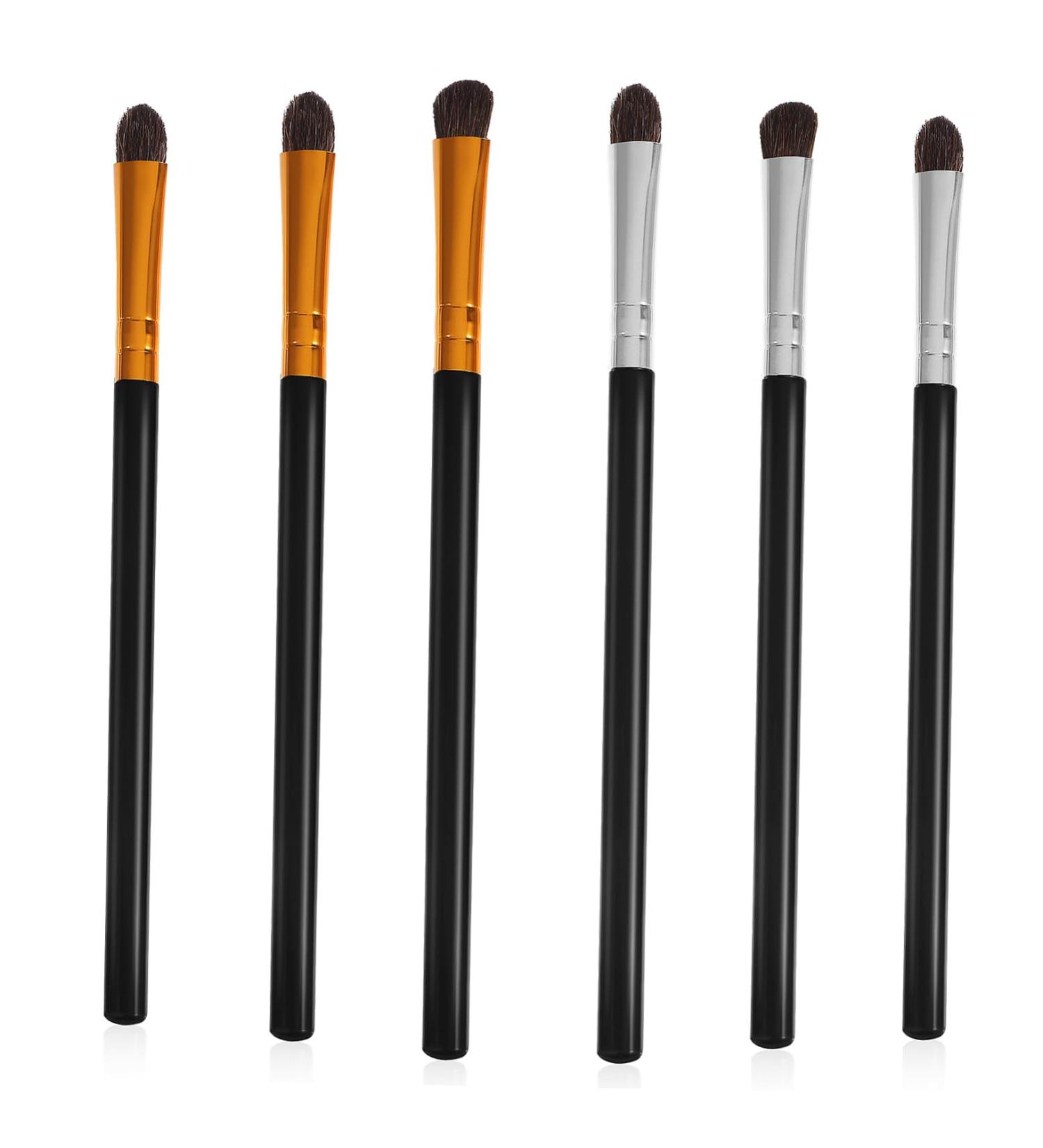 Angoily 6pcs with Kit Soft Shadow Smudging Blending Plastic up Angled Miss Eyeshadow Ladies Eye Bristles - Buy Online on GoSupps.com