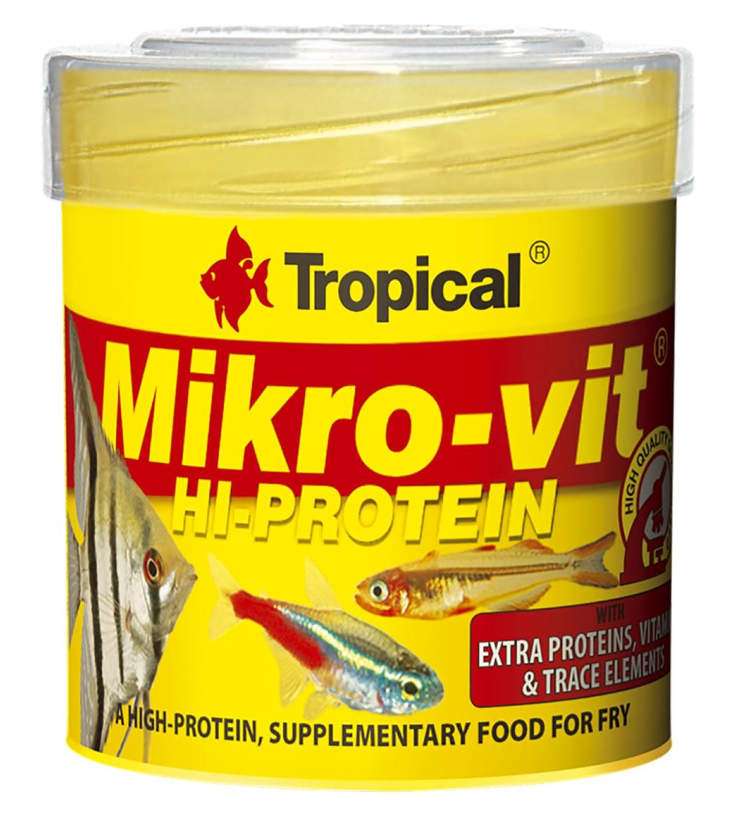 MIKROVIT Hi-Protein 50 ml / 32 g - High Protein Food for Fry - Buy Online on GoSupps.com