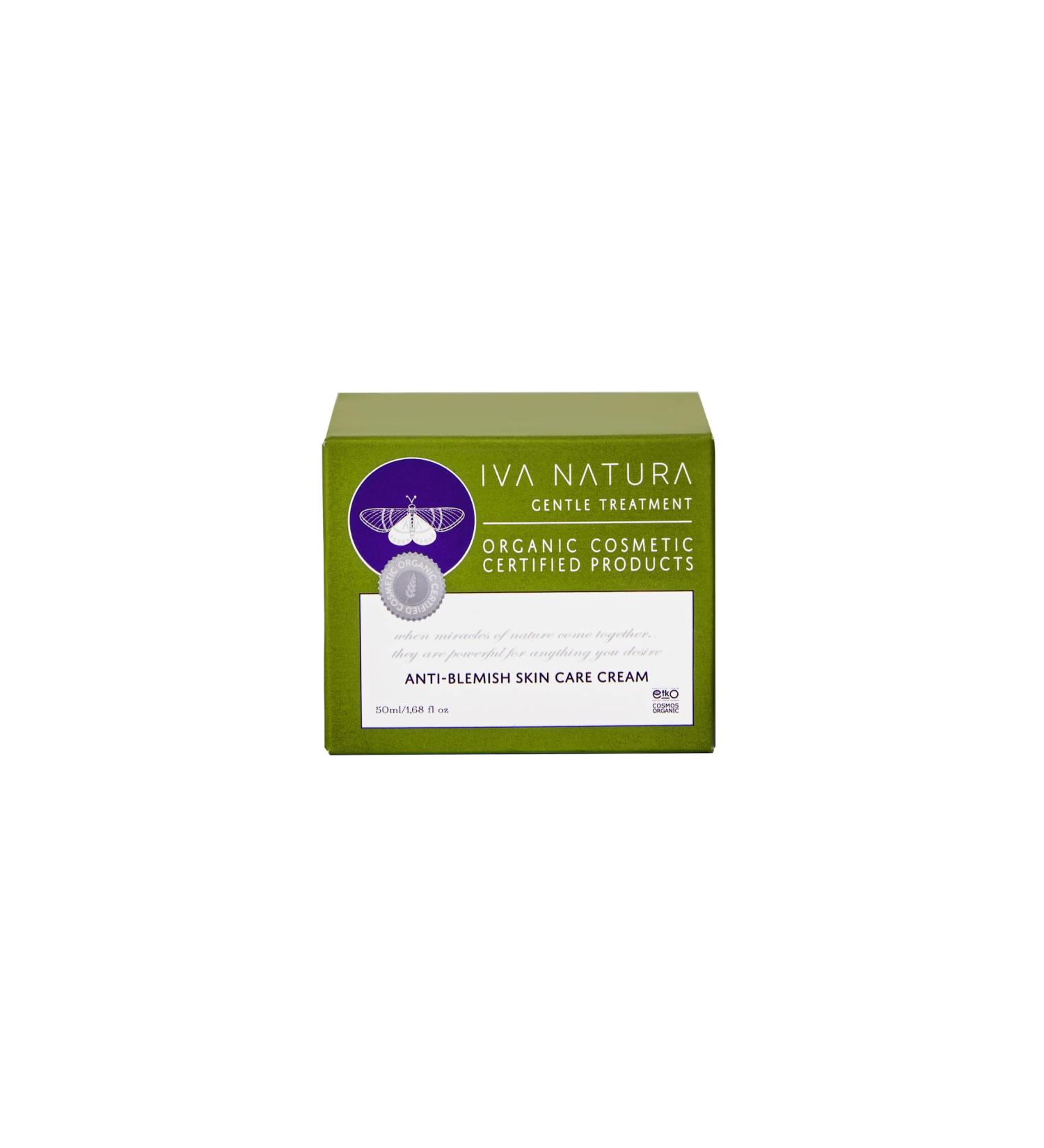 Organic Anti Blemish Skin Care Cream with Blueberry Extracts | 1.68 fl oz | Radiant & Clear Skin - Buy Online on GoSupps.com