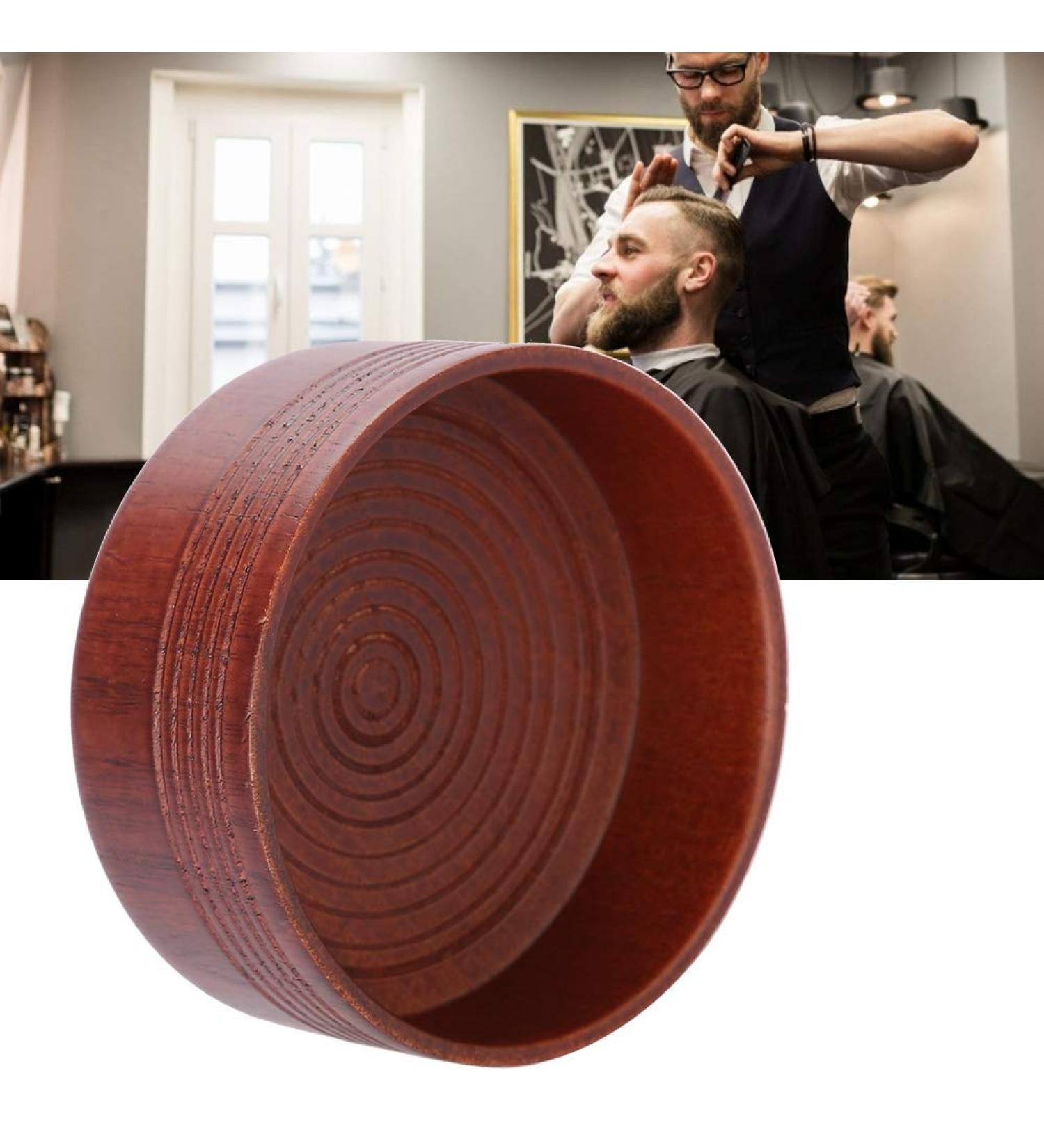 Natural Wood Shaving Soap - Eco-Friendly Bowl & Brush for Perfect Shaves - Buy Online on GoSupps.com