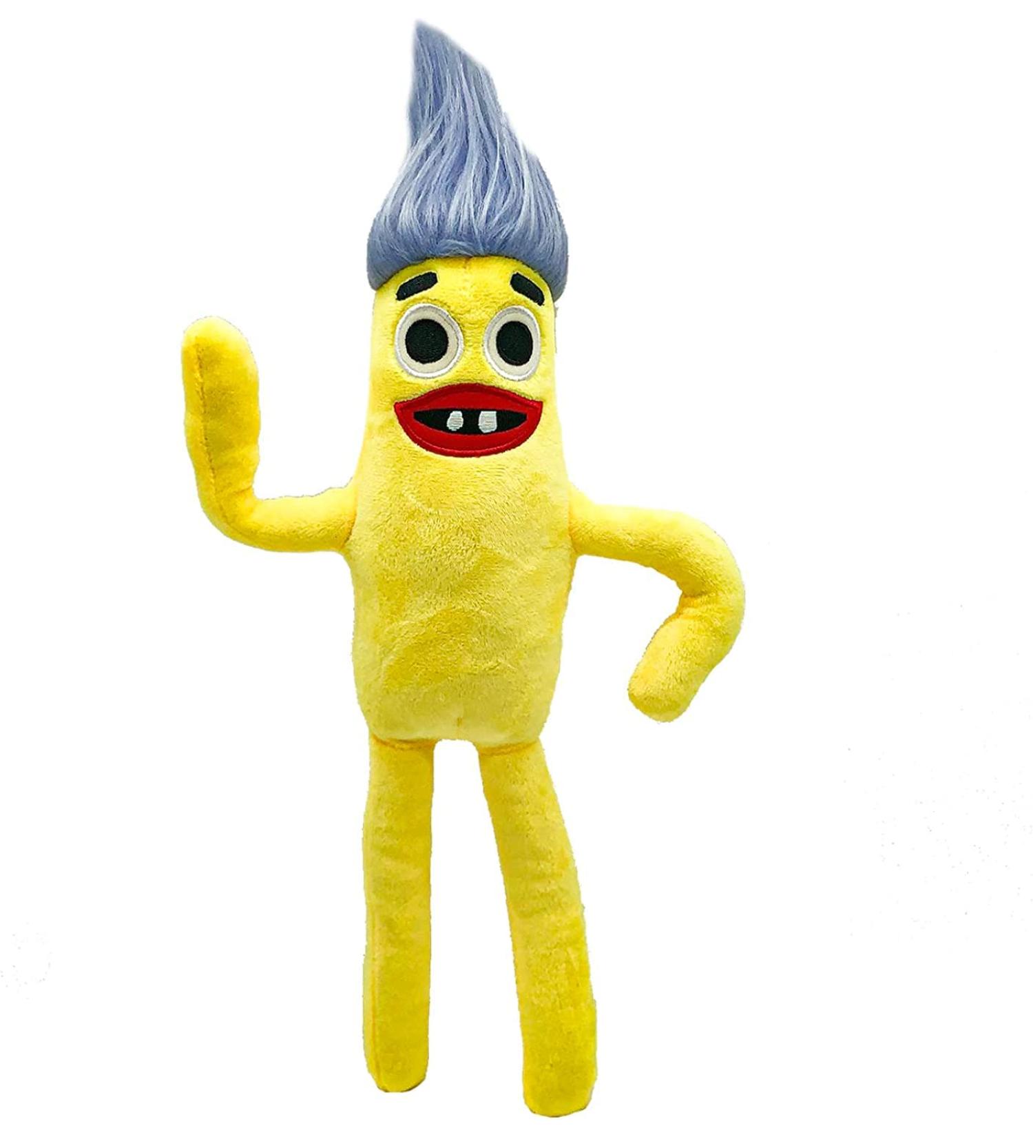 Sausage Yellow Plush Toy - Cartoon Game Character Kids Stuffed Dolls - Squishy Soft Toy for Kids - Rainbow Friends Plushie - Squishmallow Teddy Pillow Figure - Buy Online on GoSupps.com