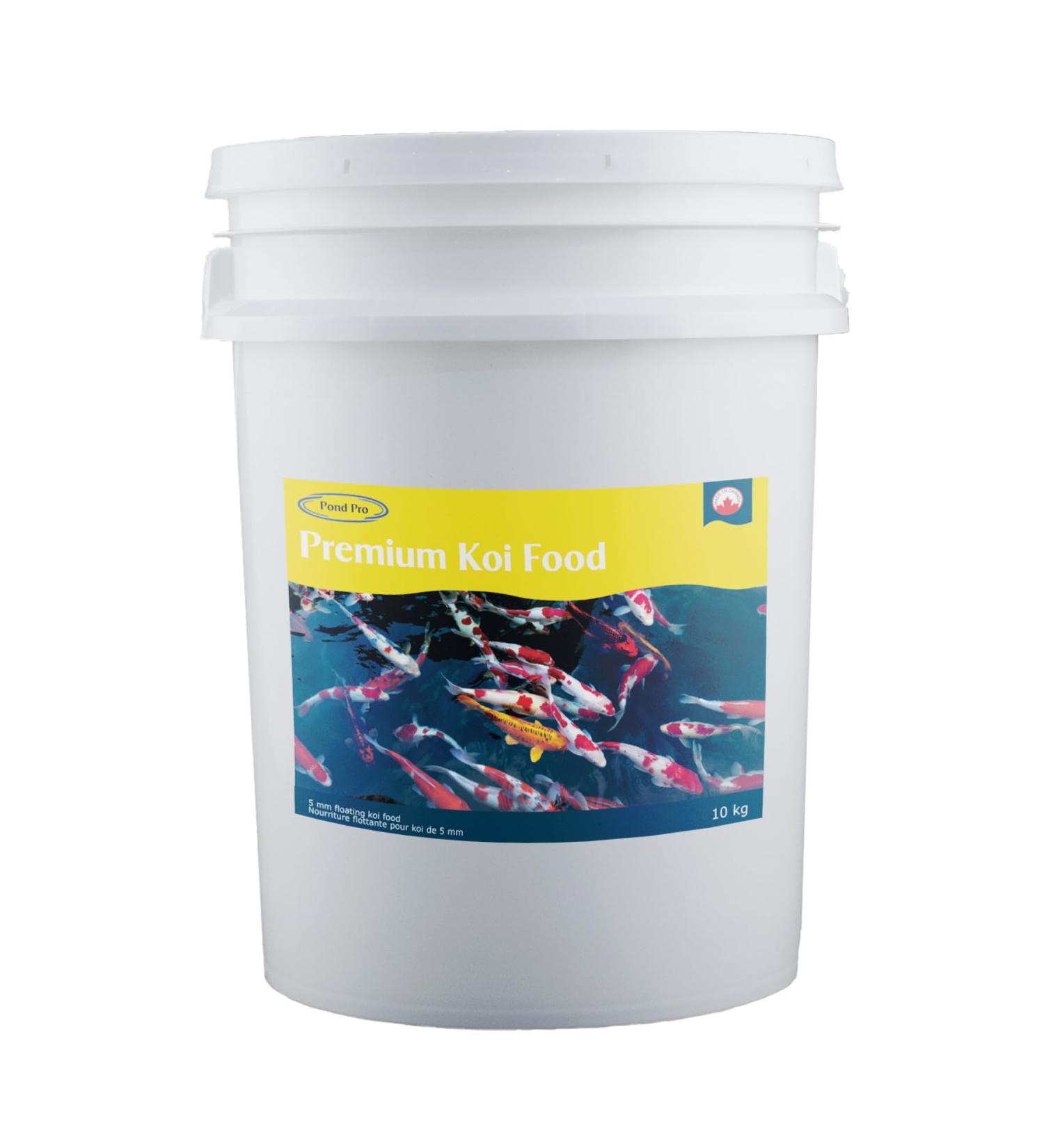 Pond Pro Premium 5mm Koi Food 10 kg (22 lbs) - Canadian Made Breeder Approved - Buy Online on GoSupps.com