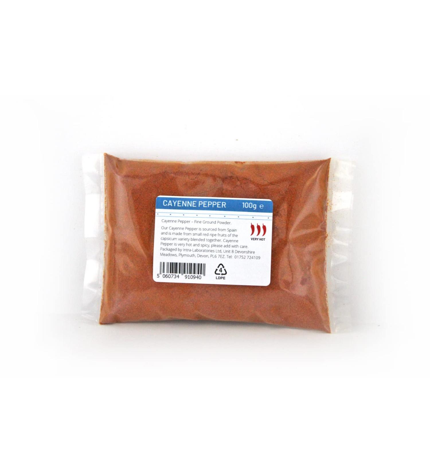 Premium Quality 100g Cayenne Pepper - 100% Natural - Food Grade - Buy Online on GoSupps.com