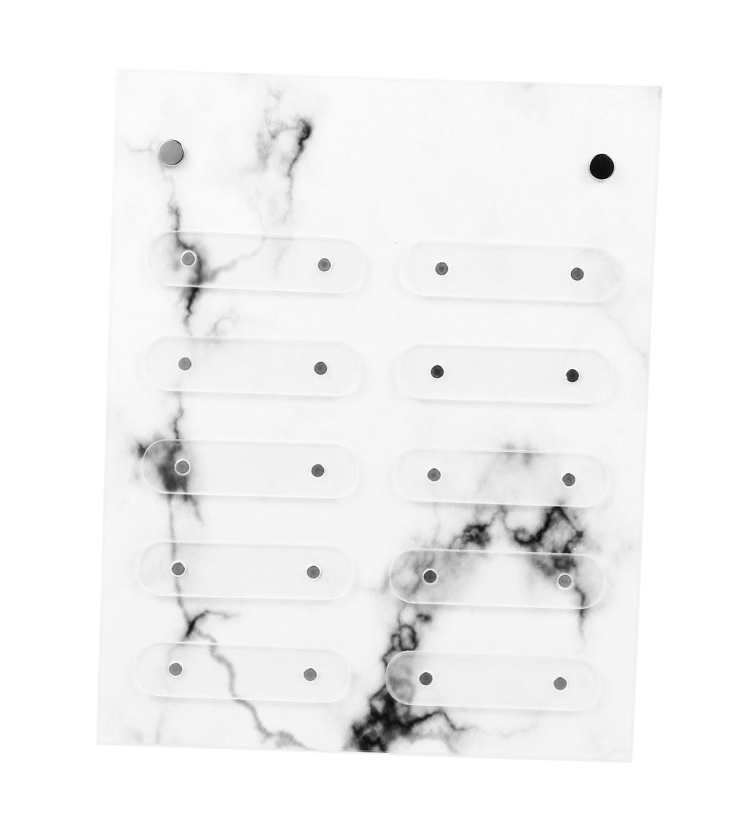 Nail Display Board Nail Color Chart Display Coloured Card Practice Color Sticks Nail Art Showing Holders Nail Art Showing Board Pegboard Display Stand Color Cards Magnetic Acrylic - Buy Online on GoSupps.com