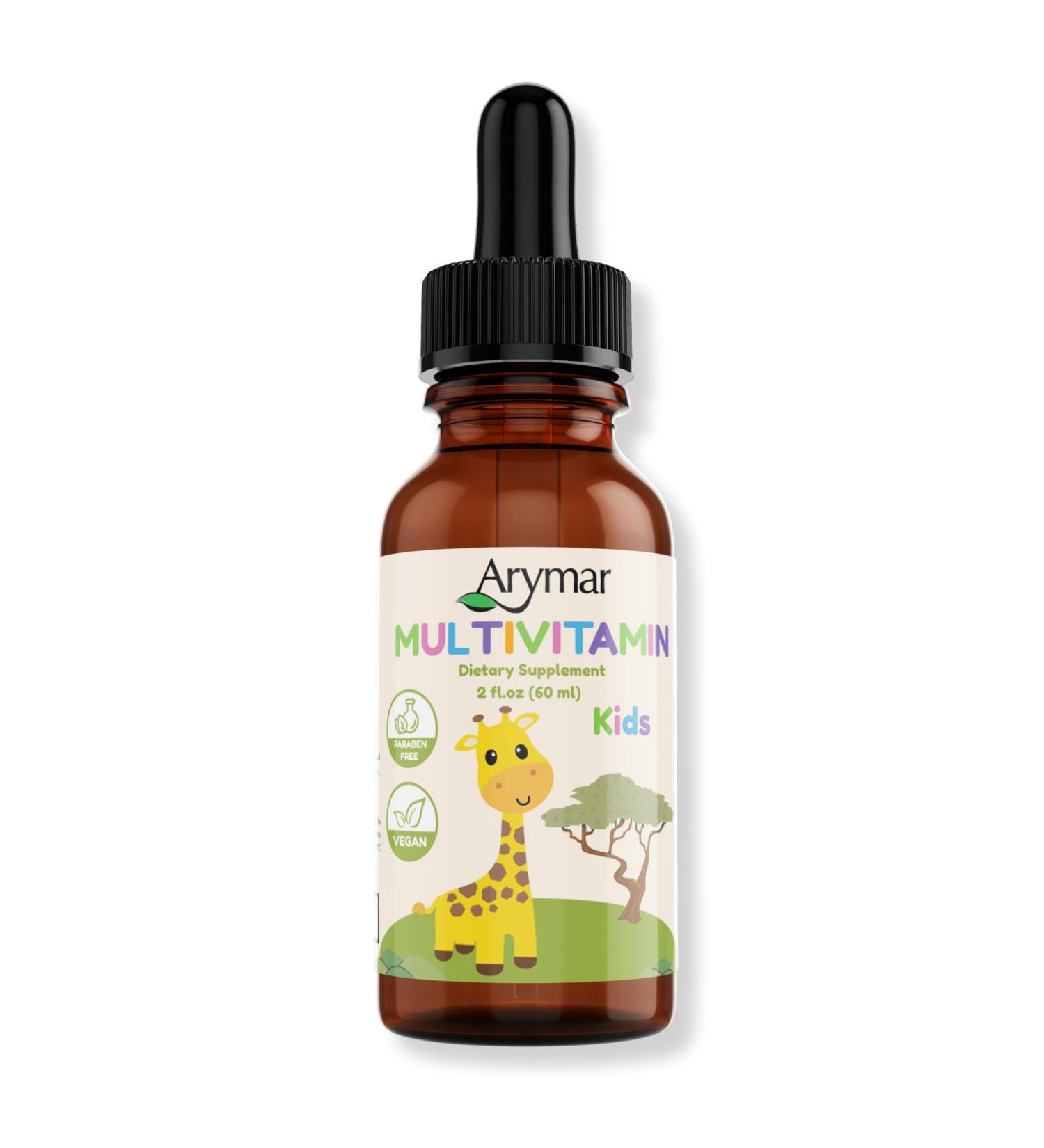 Arymar Multivitamin Liquid Supplement B-Complex Vitamin C with Dropper for Children 2oz - Buy Online on GoSupps.com