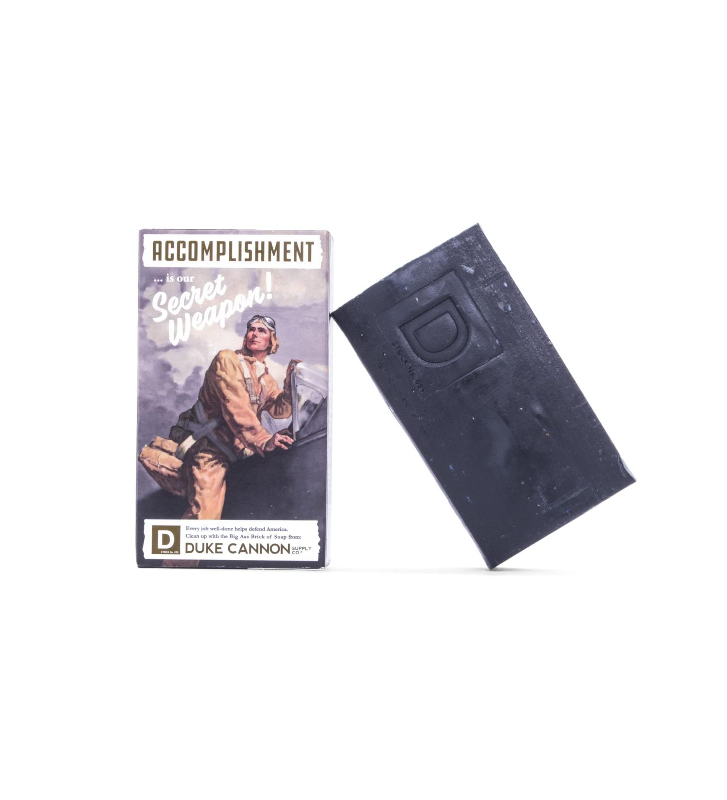 Duke Cannon WWII Era Big Brick of Soap for Men - Accomplishment Limited Edition - 10oz - Buy Online on GoSupps.com