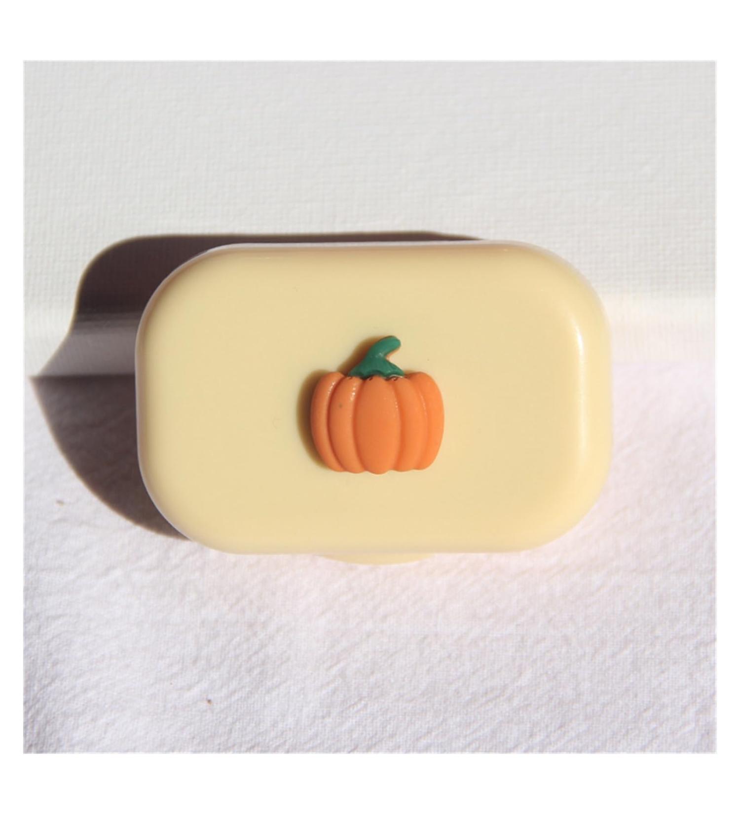Buy Cartoon Matte Contact Lens Etui - MEITONG Pumpkin Storage Box | Durable Plastic Lens Container - Buy Online on GoSupps.com