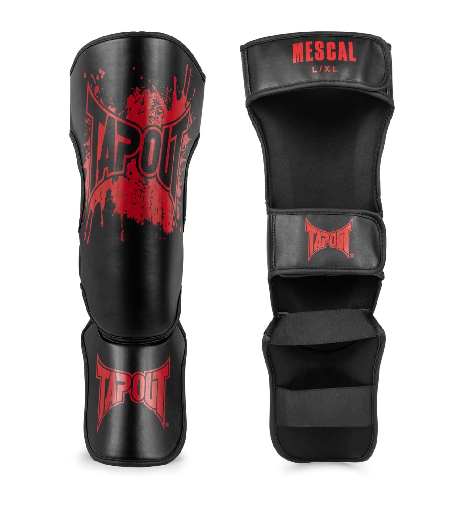 Tapout Synthetic Leather Shin Guards (1 Pair) mescal - Buy Online on GoSupps.com