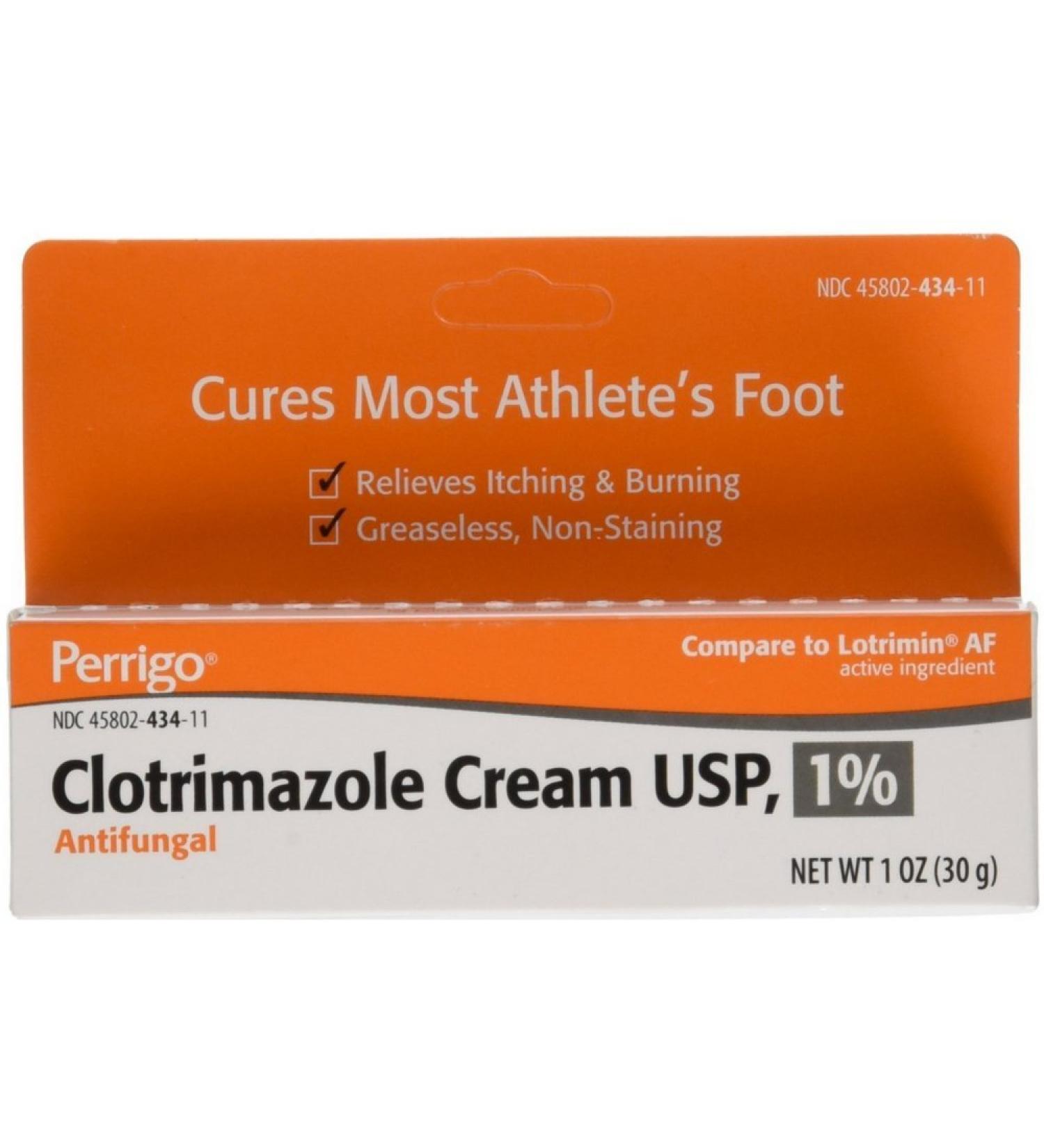 Clotrimazole Cream 1 Oz. Athlete's Foot