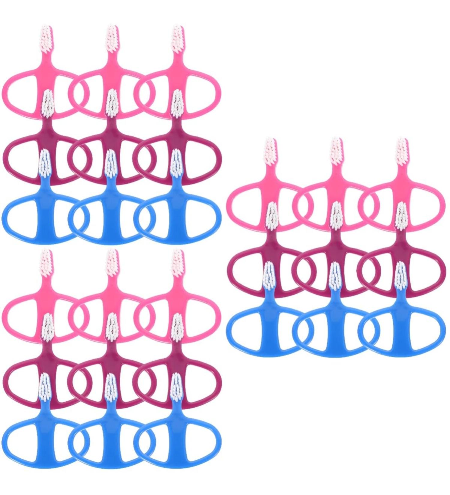 Shop Minkissy 27 STK Infant Toothbrush Set - Soft Manual Brushes for Toddlers & Travel | Safe Oral Care - Buy Online on GoSupps.com