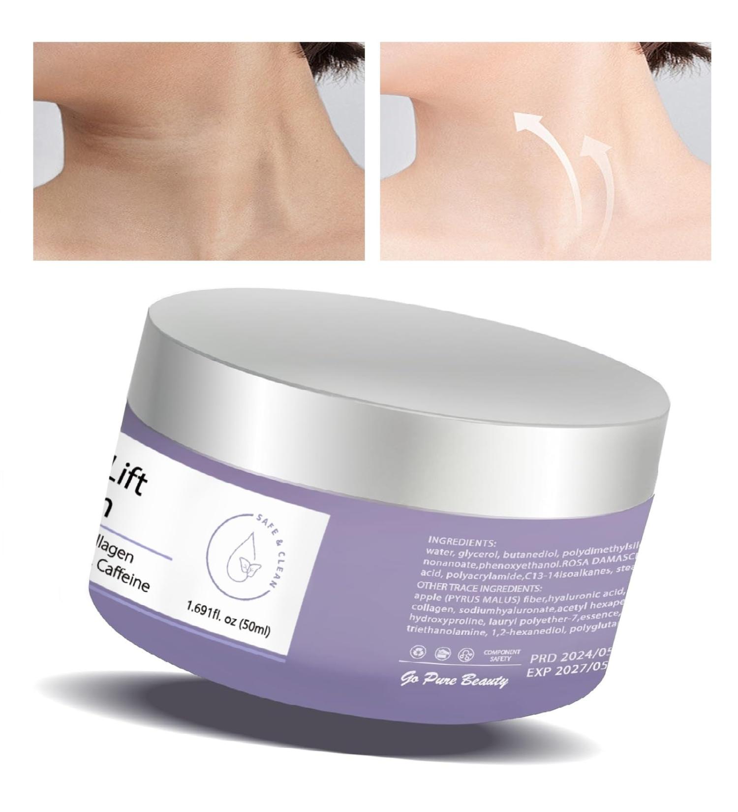 Buy Tighten and Lift Neck Cream | Moisturizing Anti-Aging Neck & Decollete Treatment | Firming Neck Tightening Cream (1 Pcs) - International Shipping Available - Buy Online on GoSupps.com