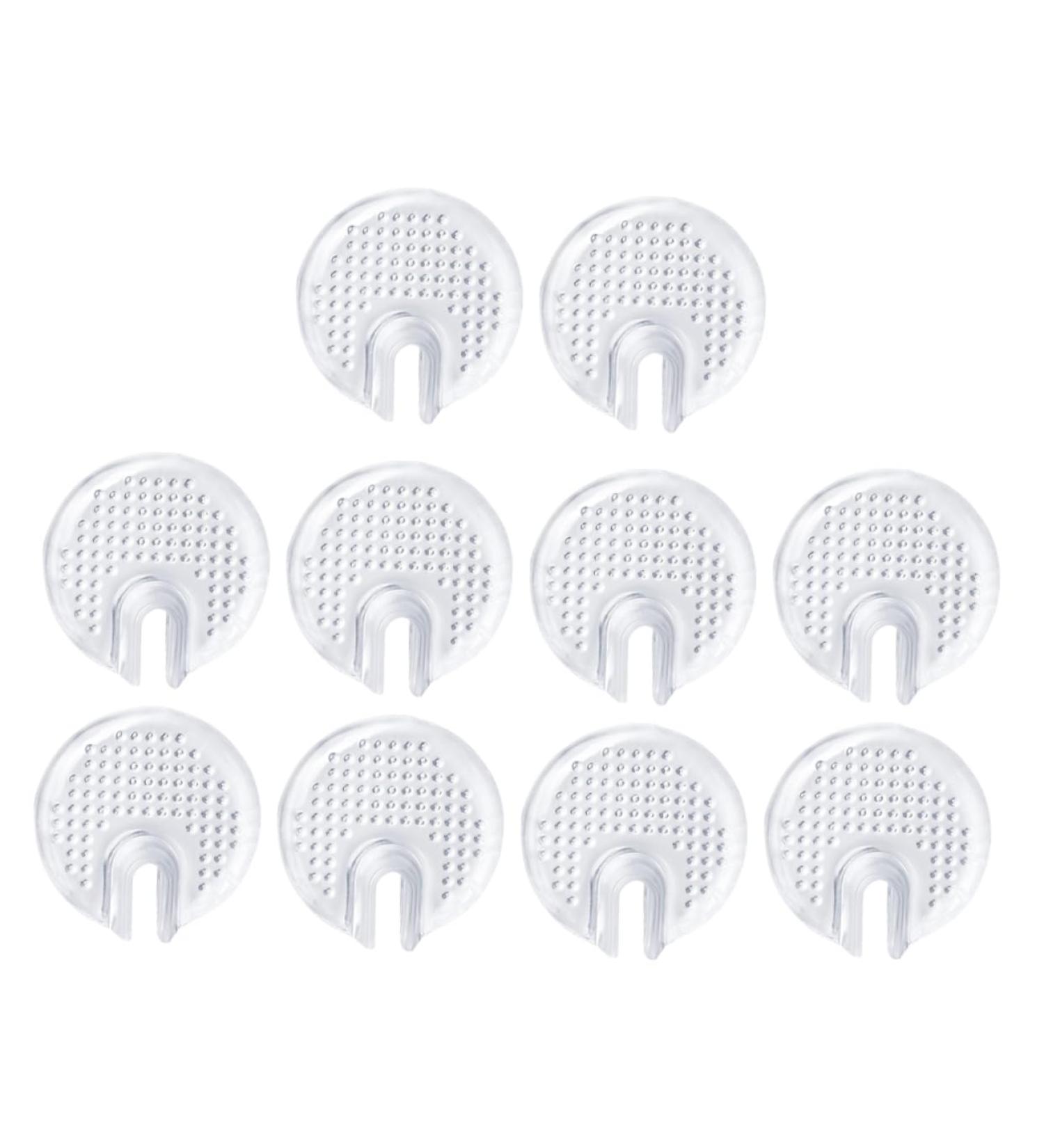 5 Pairs Gel Sandal Toe Guards | Cushioned Foot Pads for Thong Sandals | Metatarsal Pads & Toe Protectors - Buy Online on GoSupps.com