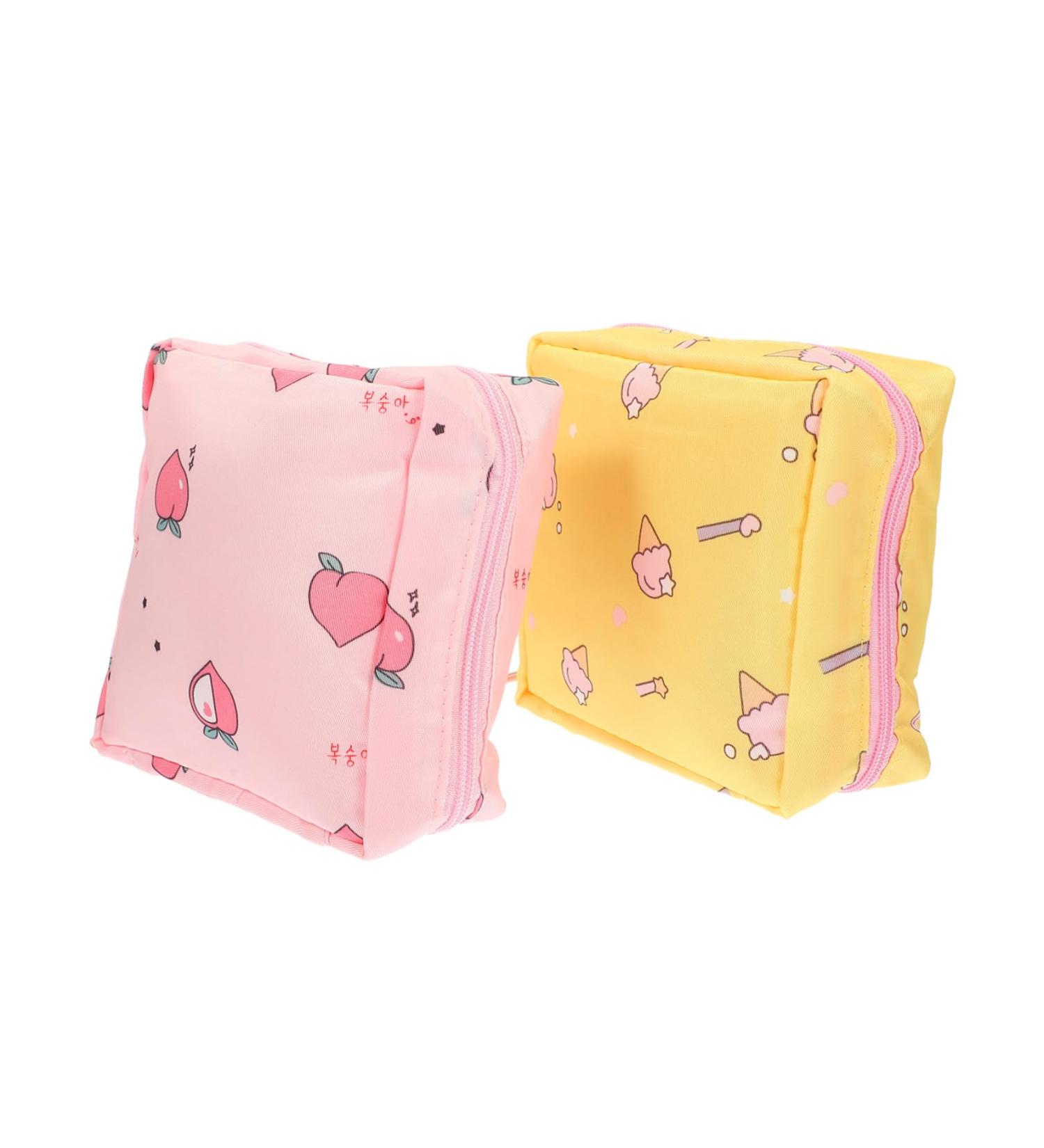 Buy Sewoart 2-Piece Women's Bandage Bag & Multi-Purpose Tampon Holder Stylish Storage for Menstrual Supplies - Buy Online on GoSupps.com