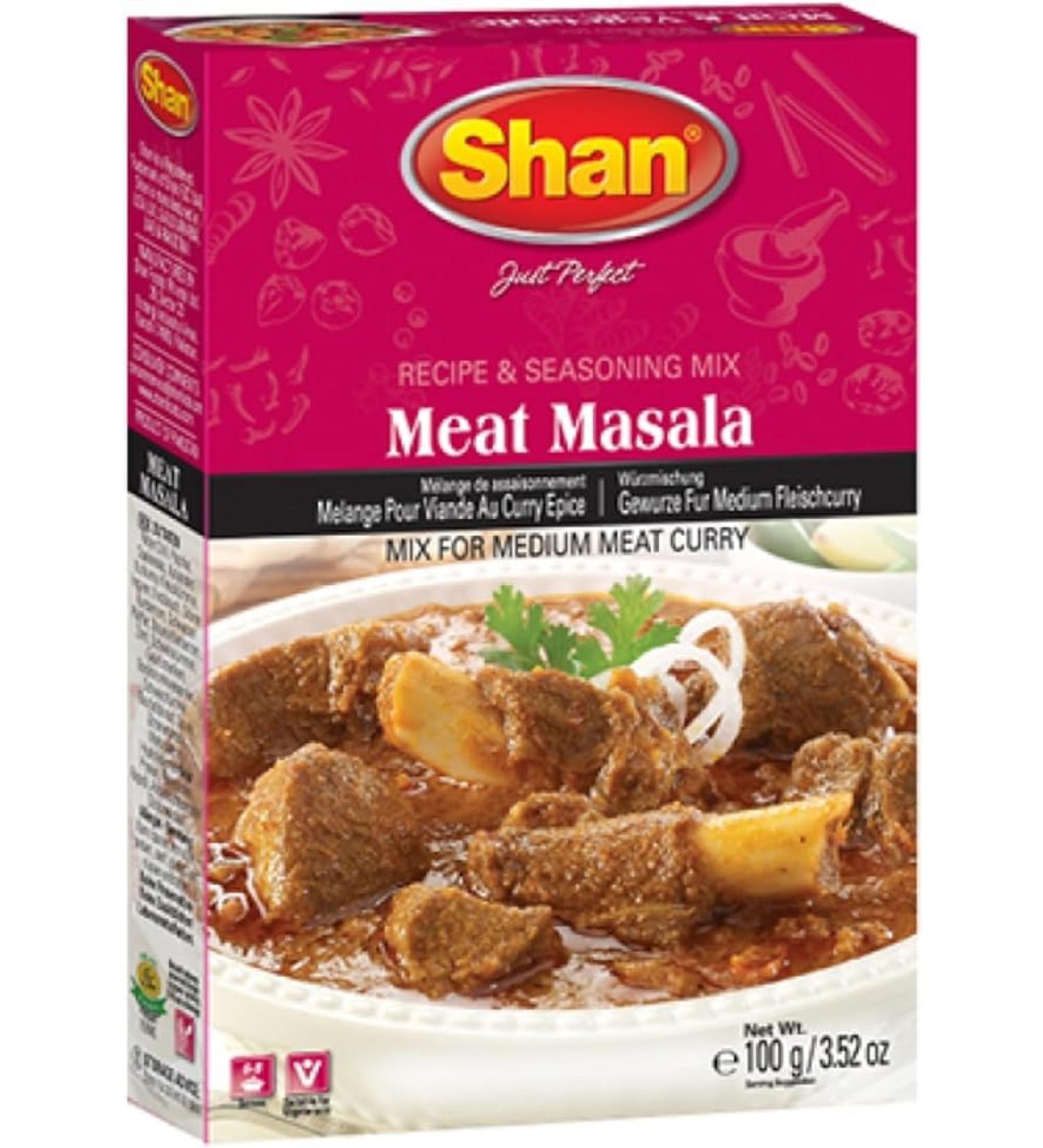 Shan Meat Masala 100G (Pack of 6) Next Day Shipping - Buy Online on GoSupps.com