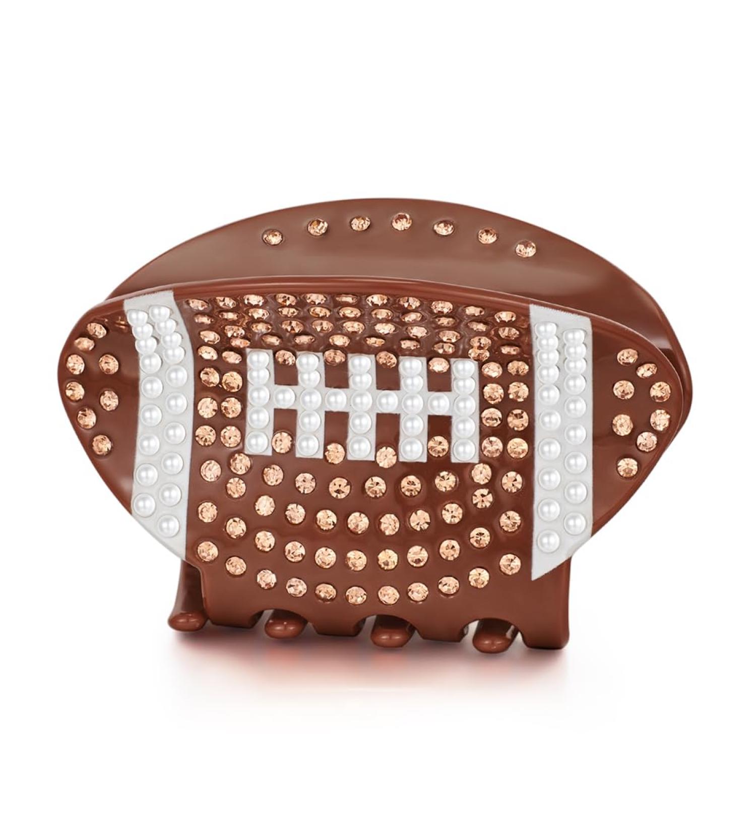 Shop Lilie & White American Football Hair Clips for Women - Cute Non-Slip Rugby Sport Accessories - Buy Online on GoSupps.com