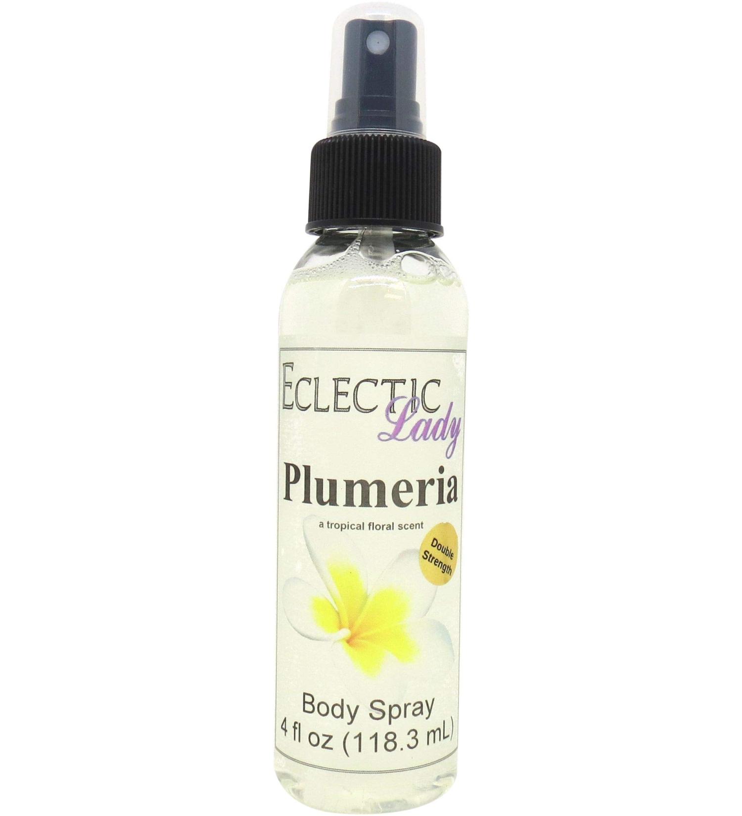Plumeria Body Spray (Double Strength) 4 ounces Body Mist for Women with Clean Light & Gentle Fragrance Long Lasting Perfume with Comforting Scent for Men & Women Cologne with Soft Subtle Aroma 4 Fluid Ounces (Double Strength) - Buy Online on GoSupps.com