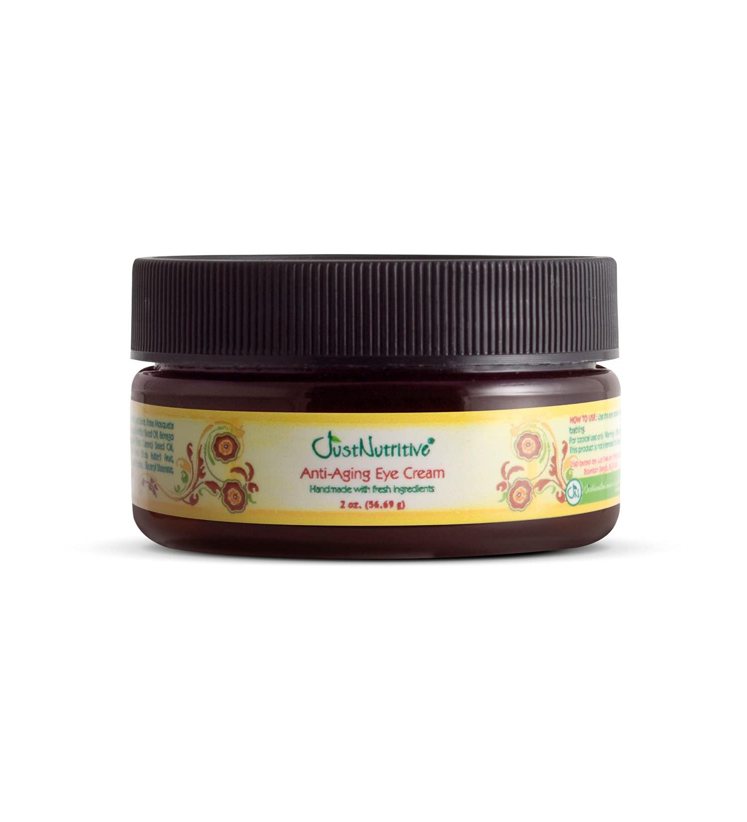 Anti-Aging Eye Cream with Nutritive Ingredients - 2oz | Best Under Eye Wrinkle Treatment for Crows Feet | Just Nutritive - Buy Online on GoSupps.com