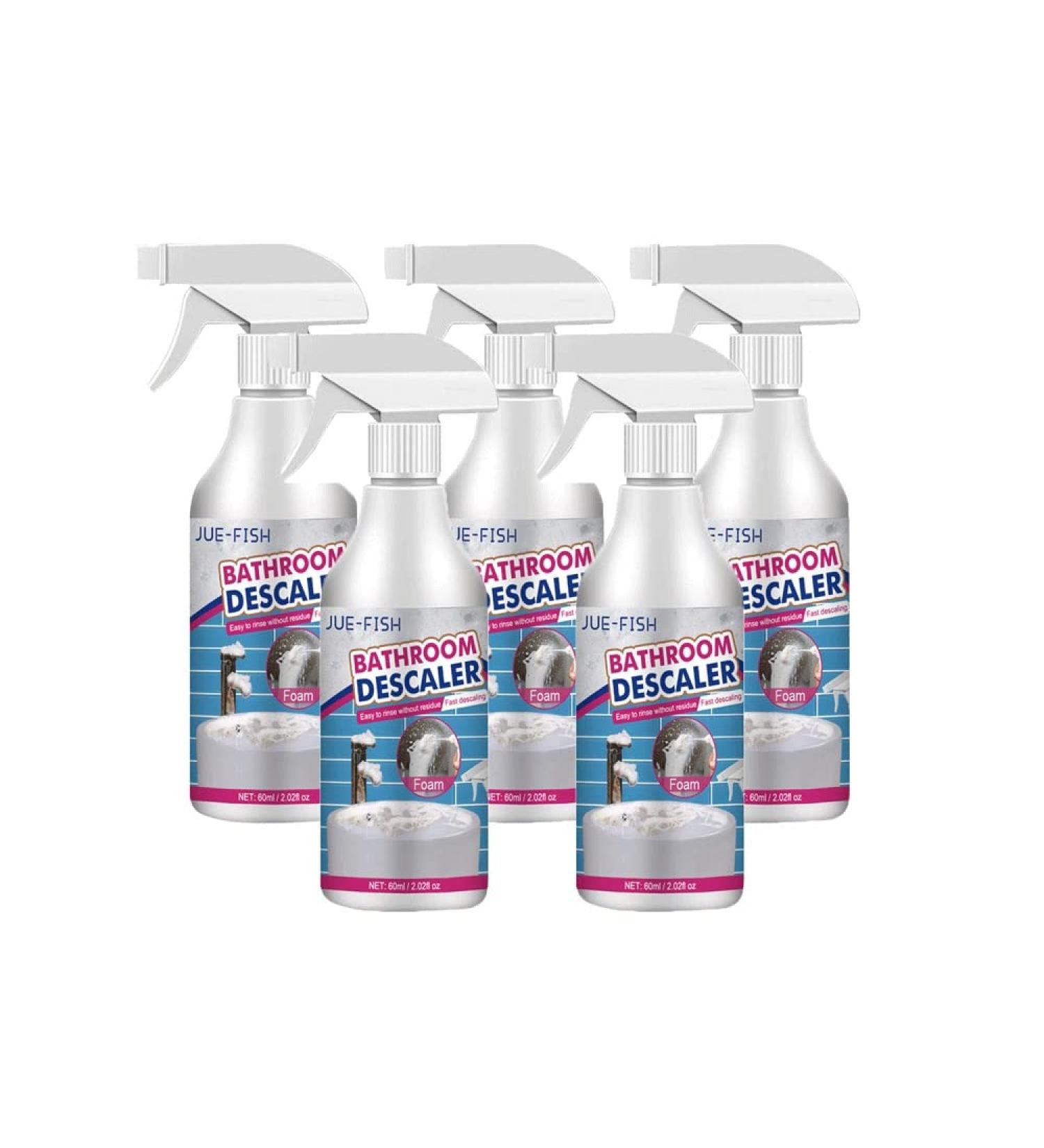 Stubborn Stains Cleaner Bathroom Cleaner Stainless Steel Washbasin Decontamination Shower Bath Glass Scale Cleaner (Color : 5PCS) - Buy Online on GoSupps.com