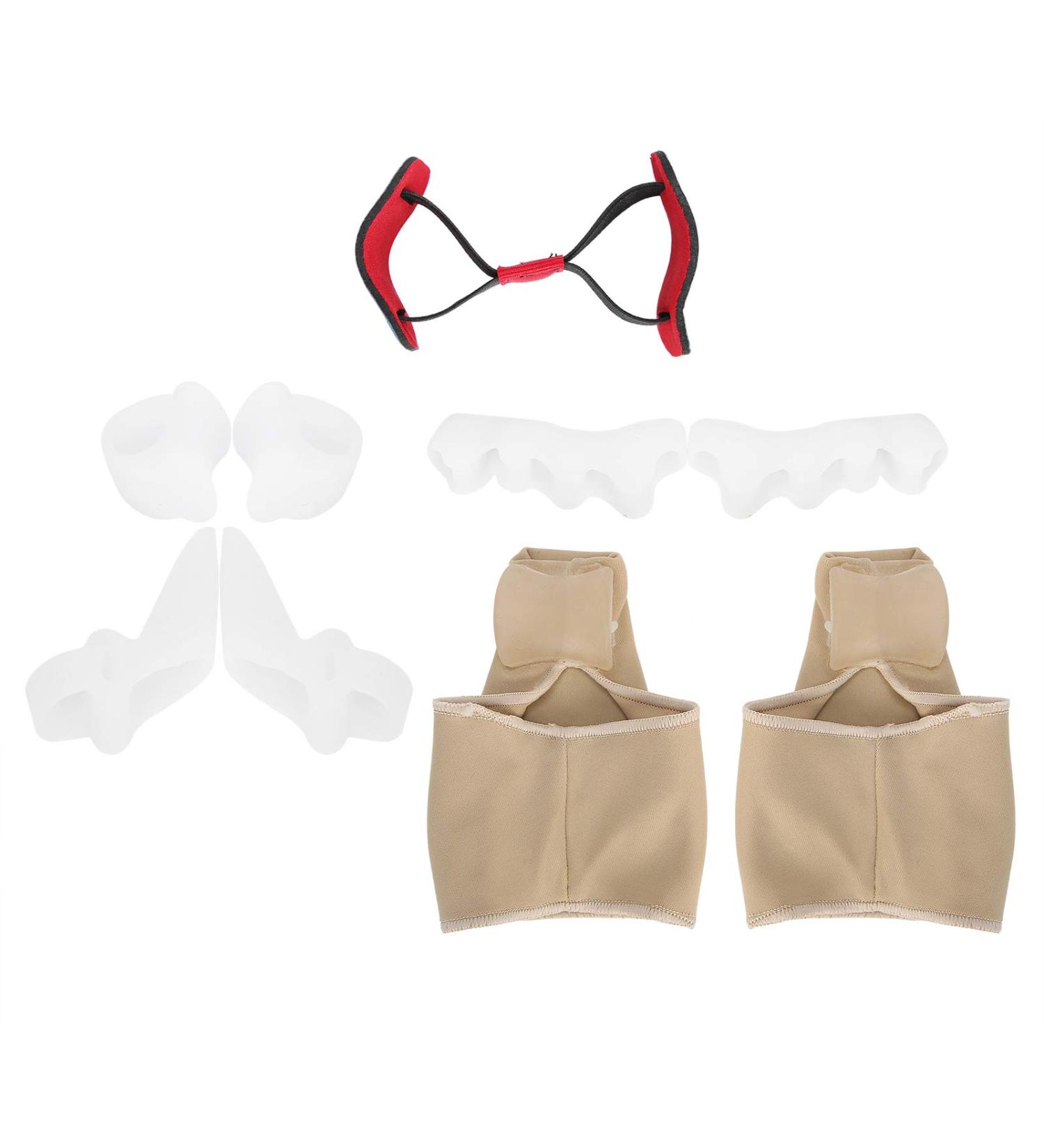 Bunion Corrector Kit | Foot Hallux Valgus Corrector with Toe Separators - High Elasticity - Buy Online on GoSupps.com