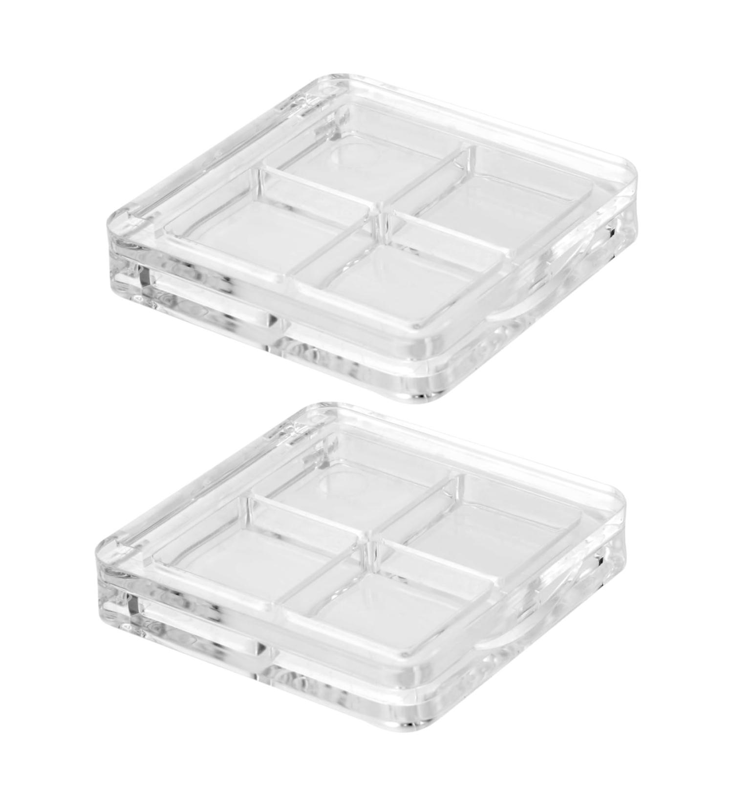 Mikinona 2pcs Empty Eyeshadow Palette Eyeshadow Palettes Makeup Containers Purple Eyeshadow Palette Blendable - Buy Online on GoSupps.com
