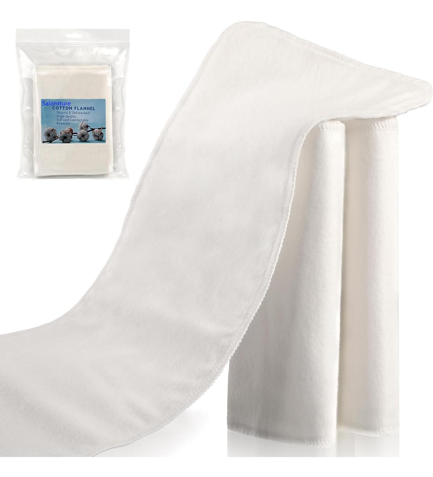 Salonite 3-Piece Flannel Set for Castor Oil Packs | Reusable & Absorbent Compress Cloths - Perfect for Calming Heat Therapy - Buy Online on GoSupps.com