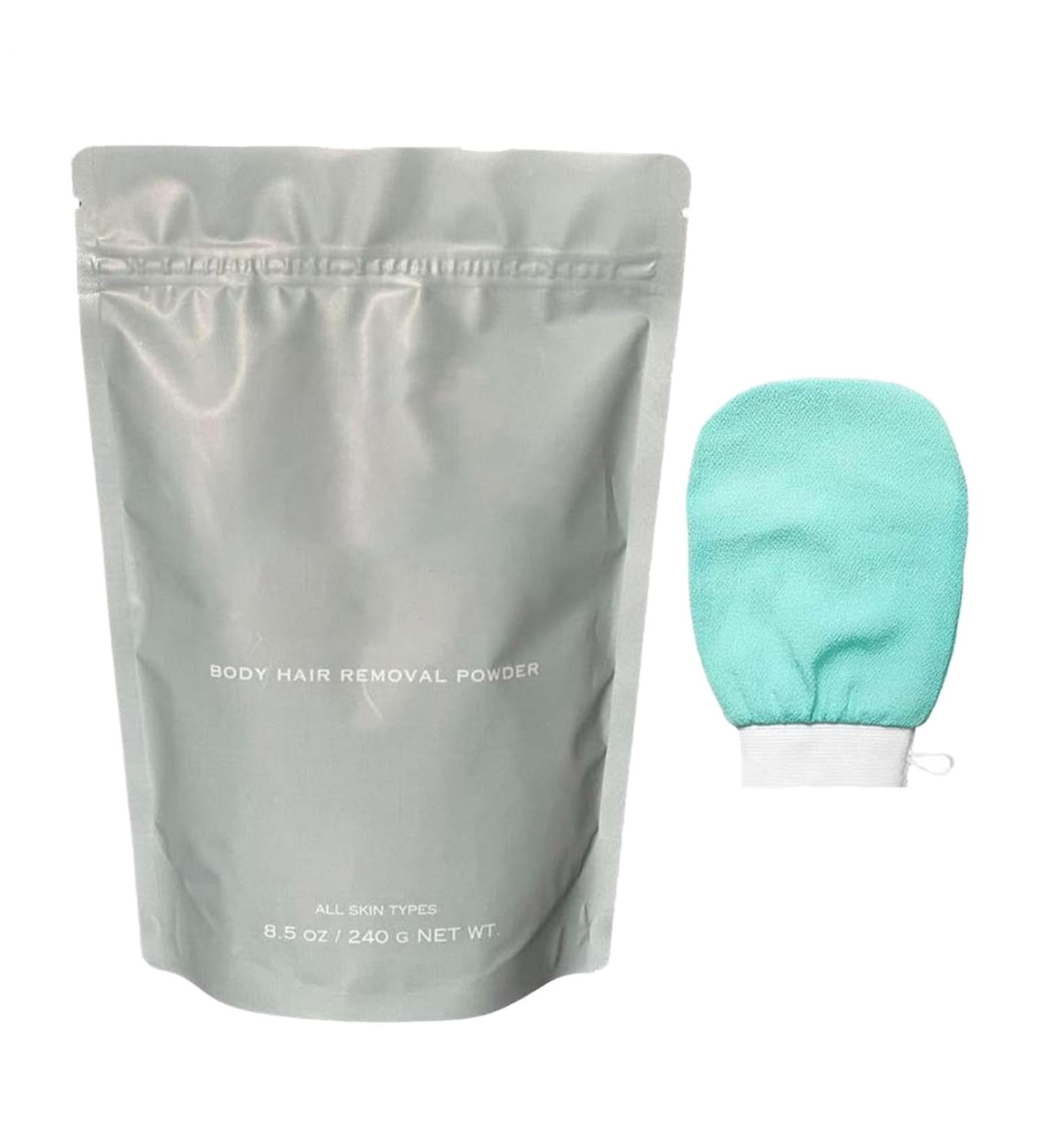 ccuzs Hair remover powder wax shaving powder sensitive skin formula gentle longlasting smooth result for bikini area face legs chest underarms men and women 240 g - Buy Online on GoSupps.com