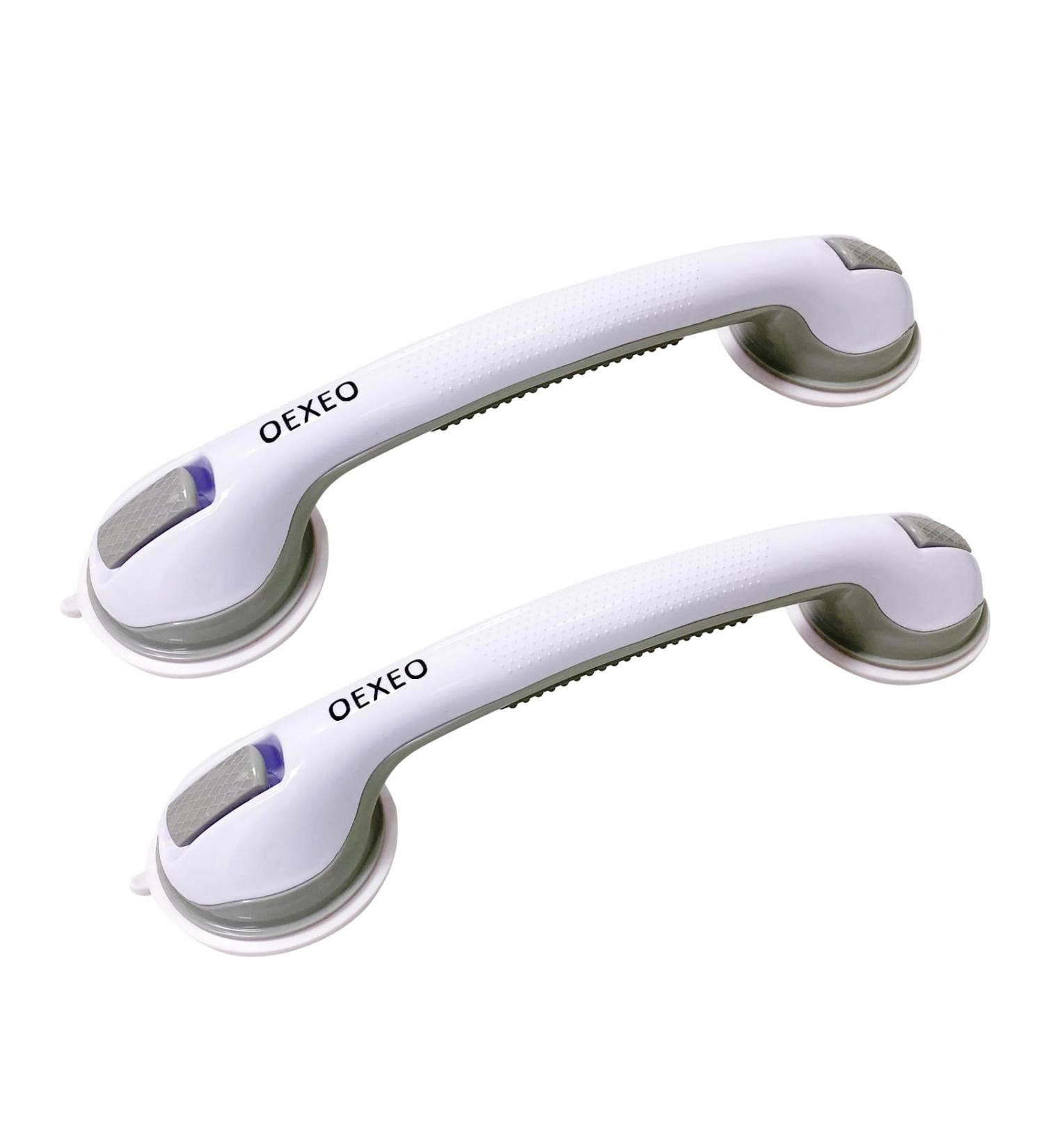 OEXEO 2PCS 16" Grab Bars for Bathroom - Shower Handle - Grab Bars for Bathtubs and Showers - Safety Hand Rail Support for Tub Handicap Elderly Injury Kid Senior Assist Bath Handle - Buy Online on GoSupps.com