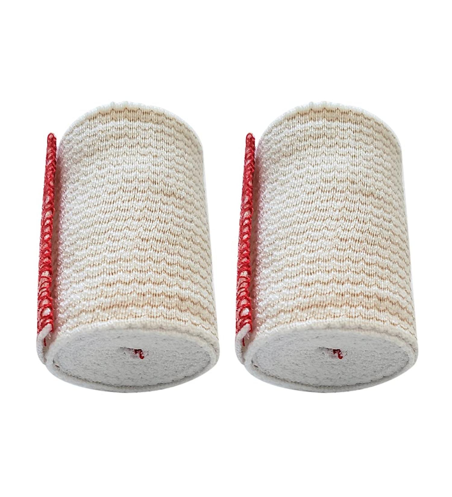 3-inch Spa Slender Elastic Bandages with Hook Loop Closure | Non-Latex Compression Support for Injuries | 2-Pack (15 ft Stretched, 3 Wide) - Buy Online on GoSupps.com