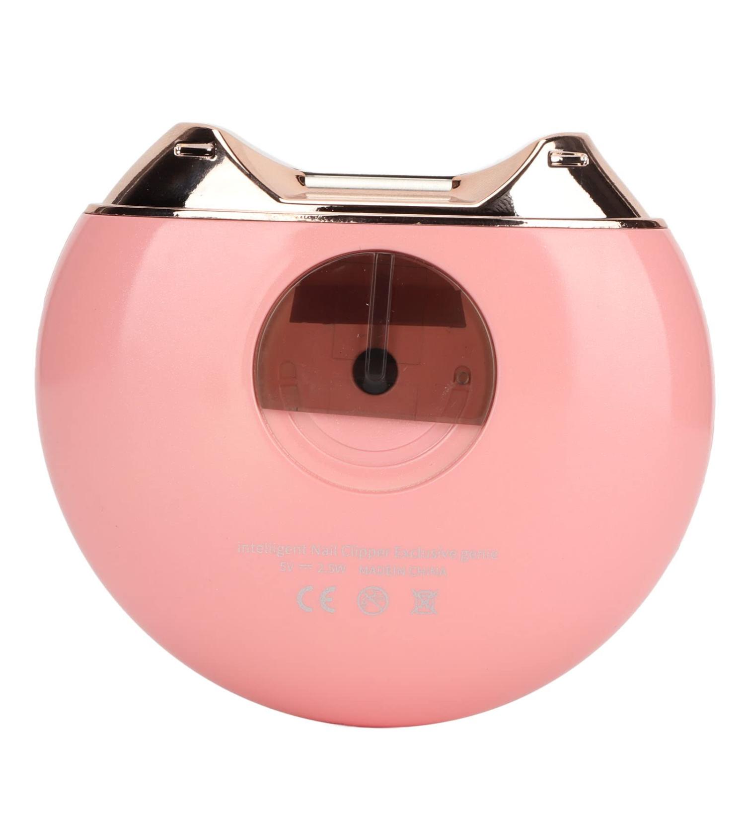 Automatic Electric Nail Clipper Professional Safe Automatic Nail Clipper Nail File for Adults Seniors Kids USB Rechargeable Nail Trimmer Manicure Thick Nails Cutter for Travel Pink - Buy Online on GoSupps.com