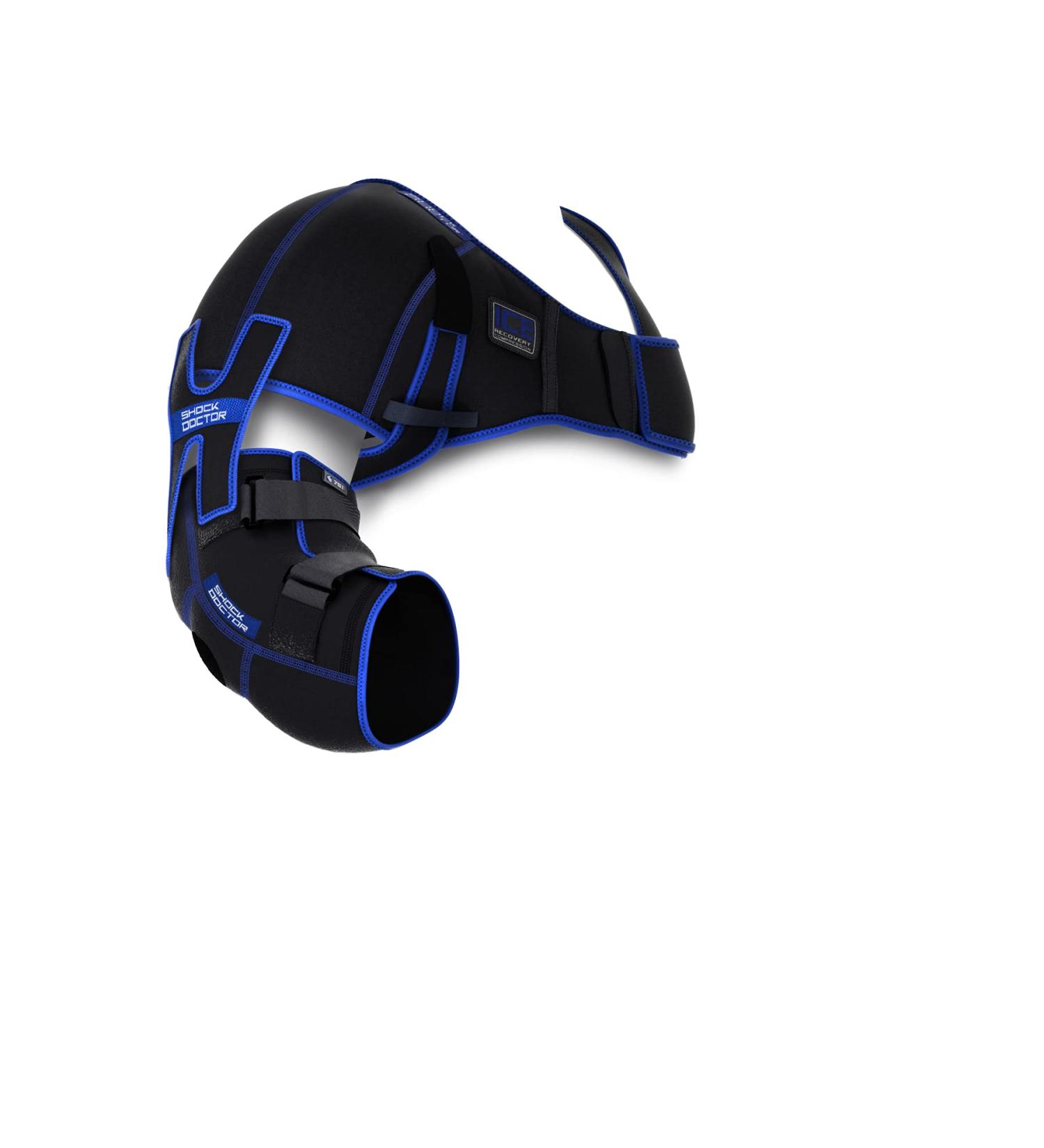 Shock Doctor Ice Recovery Shoulder Elbow Compression Wrap - Black S/M - Buy Online on GoSupps.com