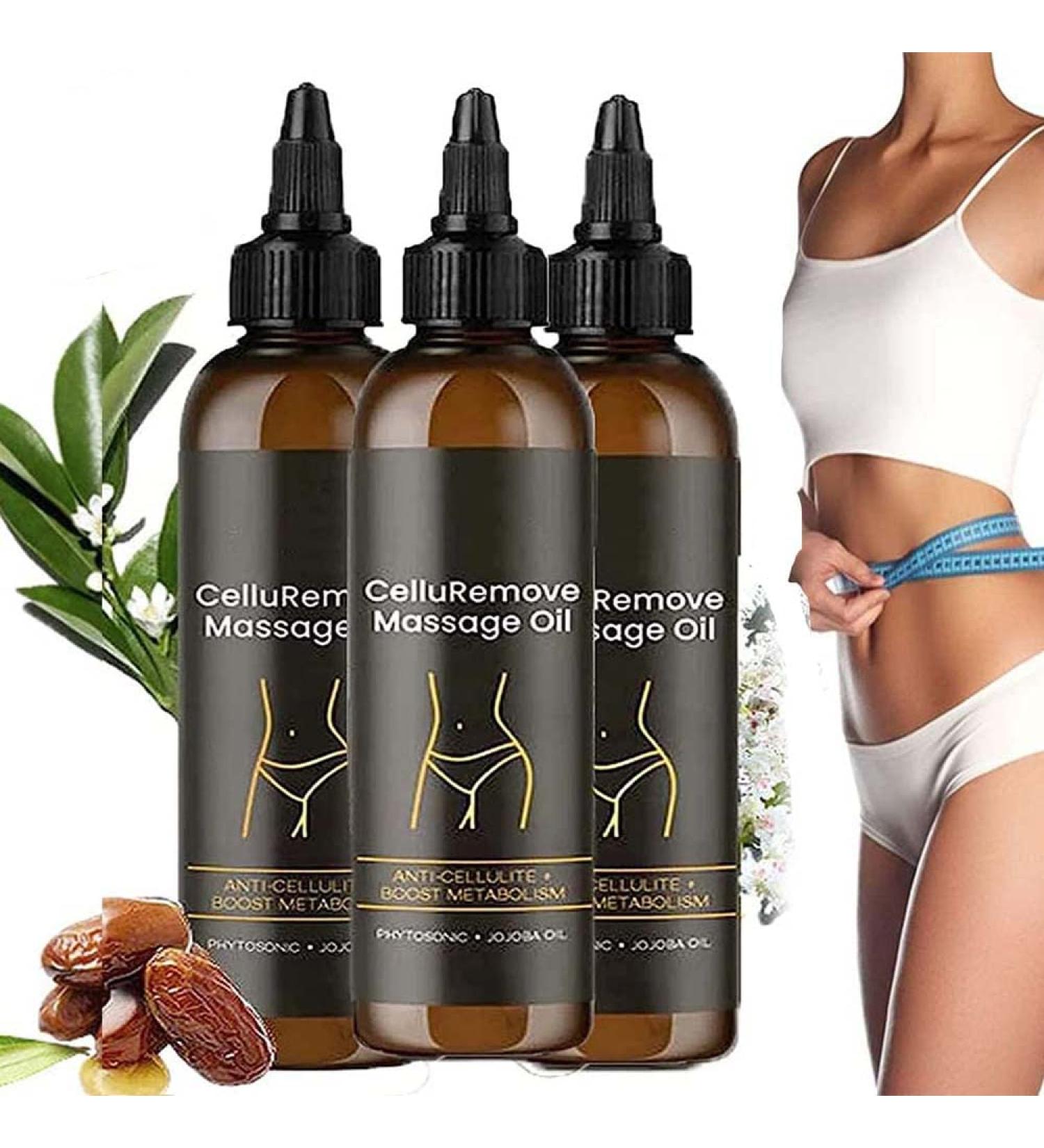 Blusom Celluremove Massage Oil - Moisturizing Body-Fitting & Lifting Oil for All Skin Types | Promotes Blood Circulation | 3PCs - Buy Online on GoSupps.com