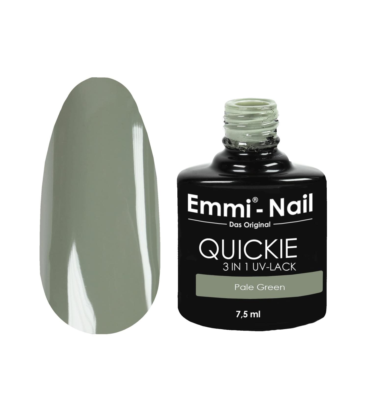Emmi Nail Quickie Pale Green 3in1 - LED UV Gel Polish L043 | Long-Lasting Vegan & Scratch-Resistant | 7.5ml - Buy Online on GoSupps.com
