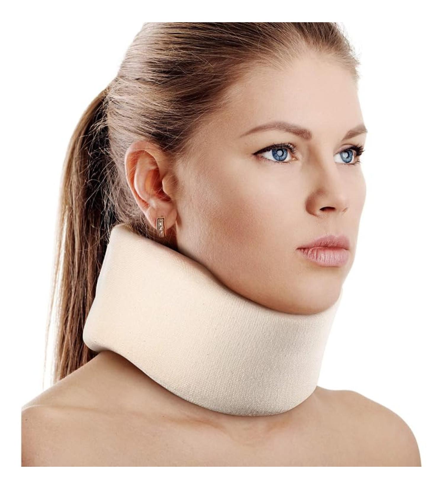 Neck Support Pillow for Snoring Relief & Cervical Spine Pressure - Size L Skin Color | International Shipping - Buy Online on GoSupps.com