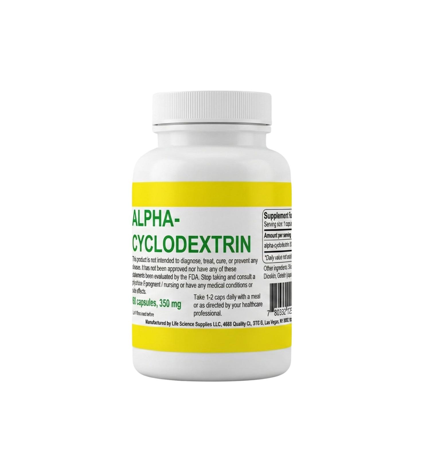 Albochemicals Alpha Cyclodextrin Capsules Pack of 2 x 60 ct (120 Capsules Total) - Buy Online on GoSupps.com