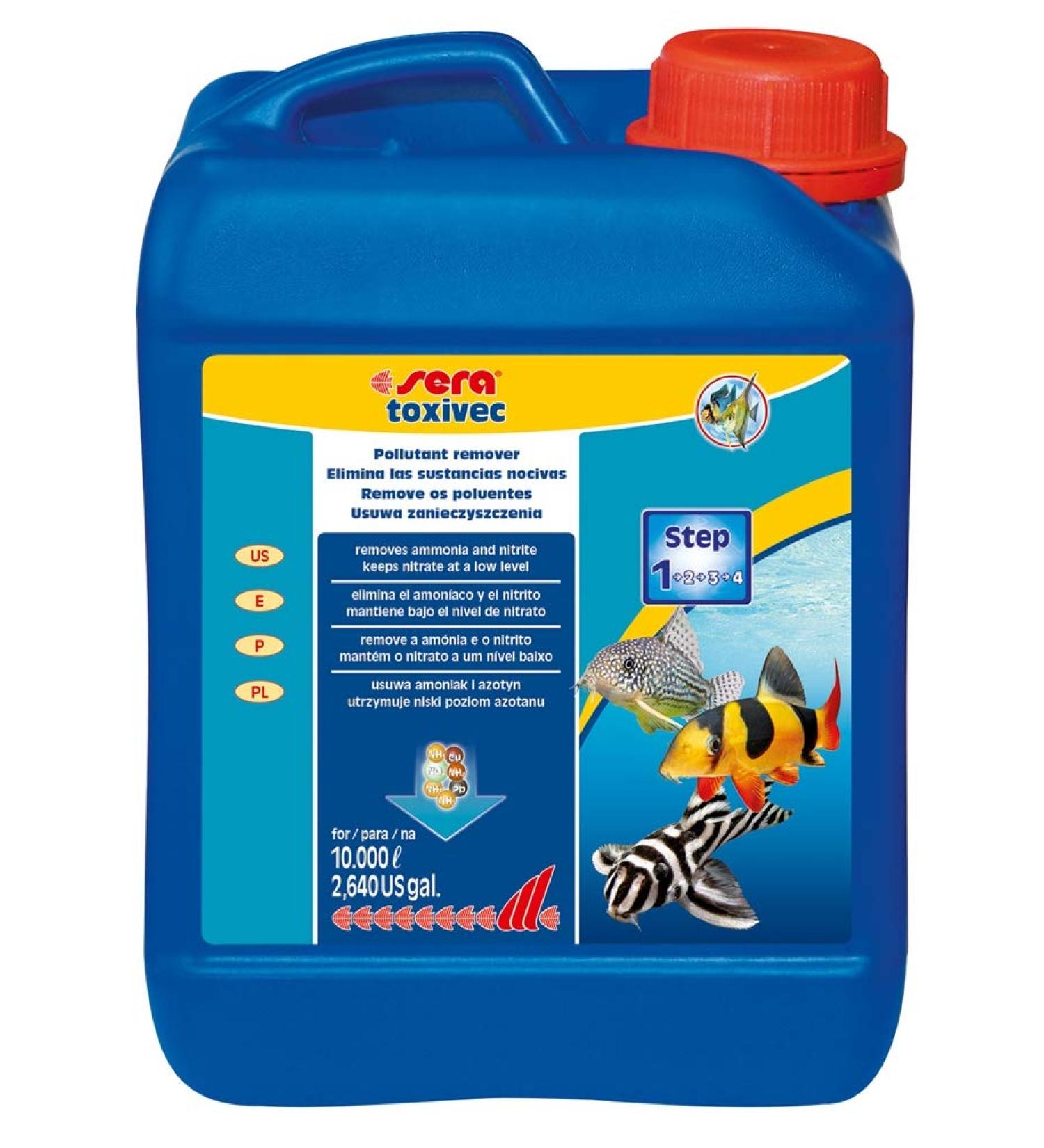 sera Toxivec First Aid in Aquariums 2500 ml 2.5 L (Pack of 1)