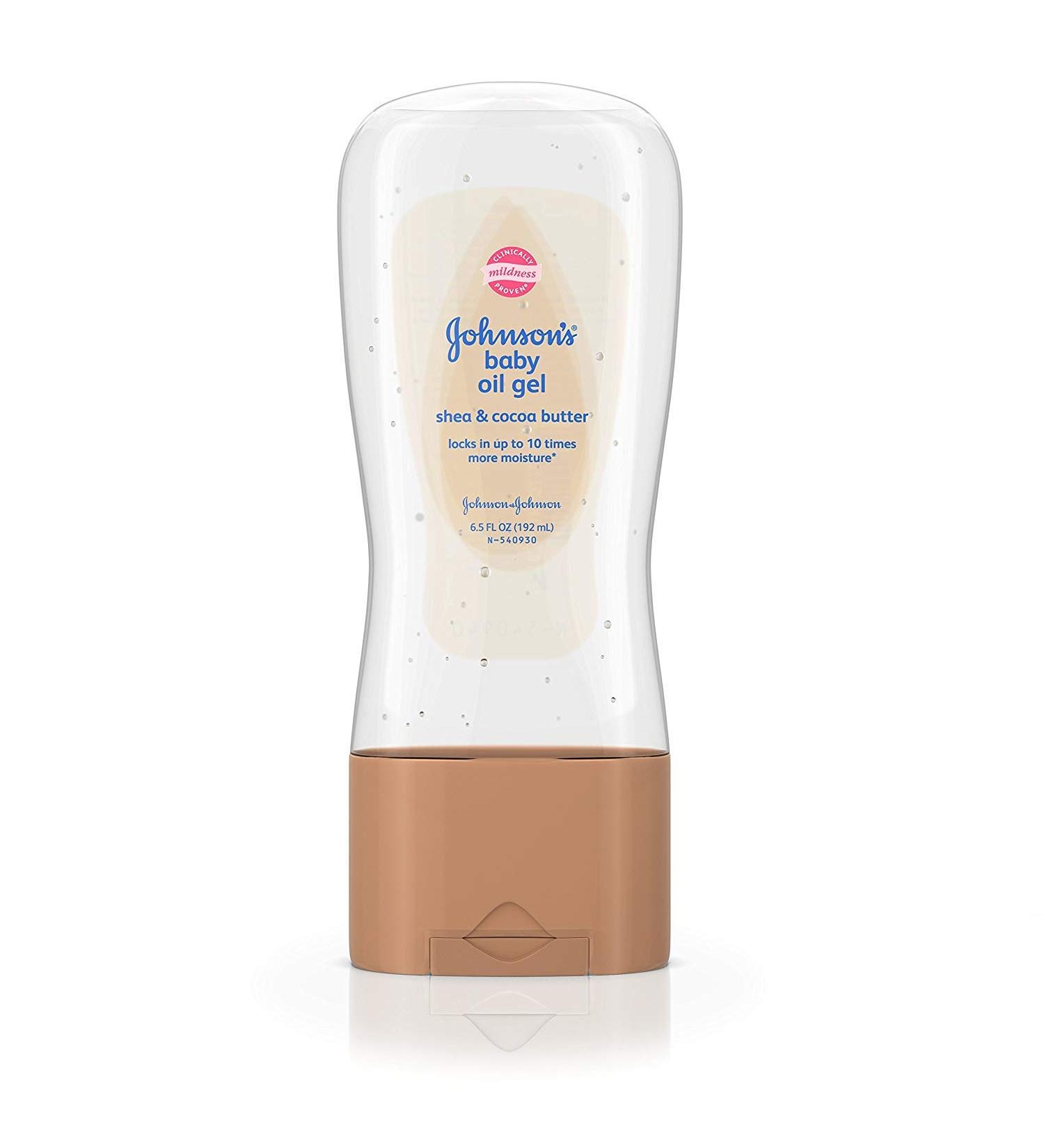 Johnson's Baby Oil Gel 6.5oz (Pack of 5)