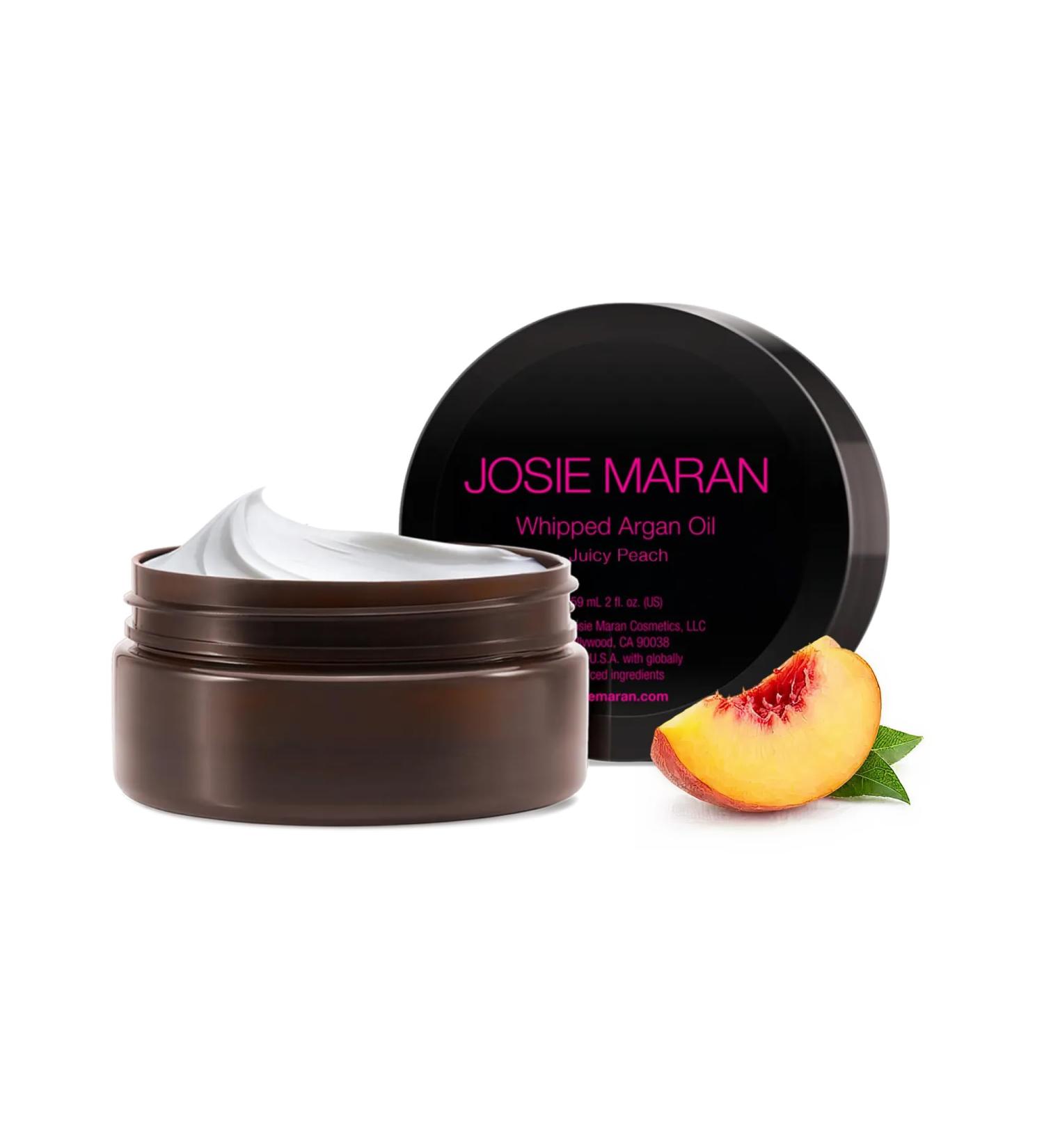Josie Maran Whipped Body Butter - Skin Firming Body Cream with Argan Oil Whipped Shea Butter Avocado Oil & Essential Fatty Acids - Radiance-Boosting Skincare - Juicy Peach (2 Fl oz) Peach 2 Fl Oz (Pack of 1) - Buy Online on GoSupps.com